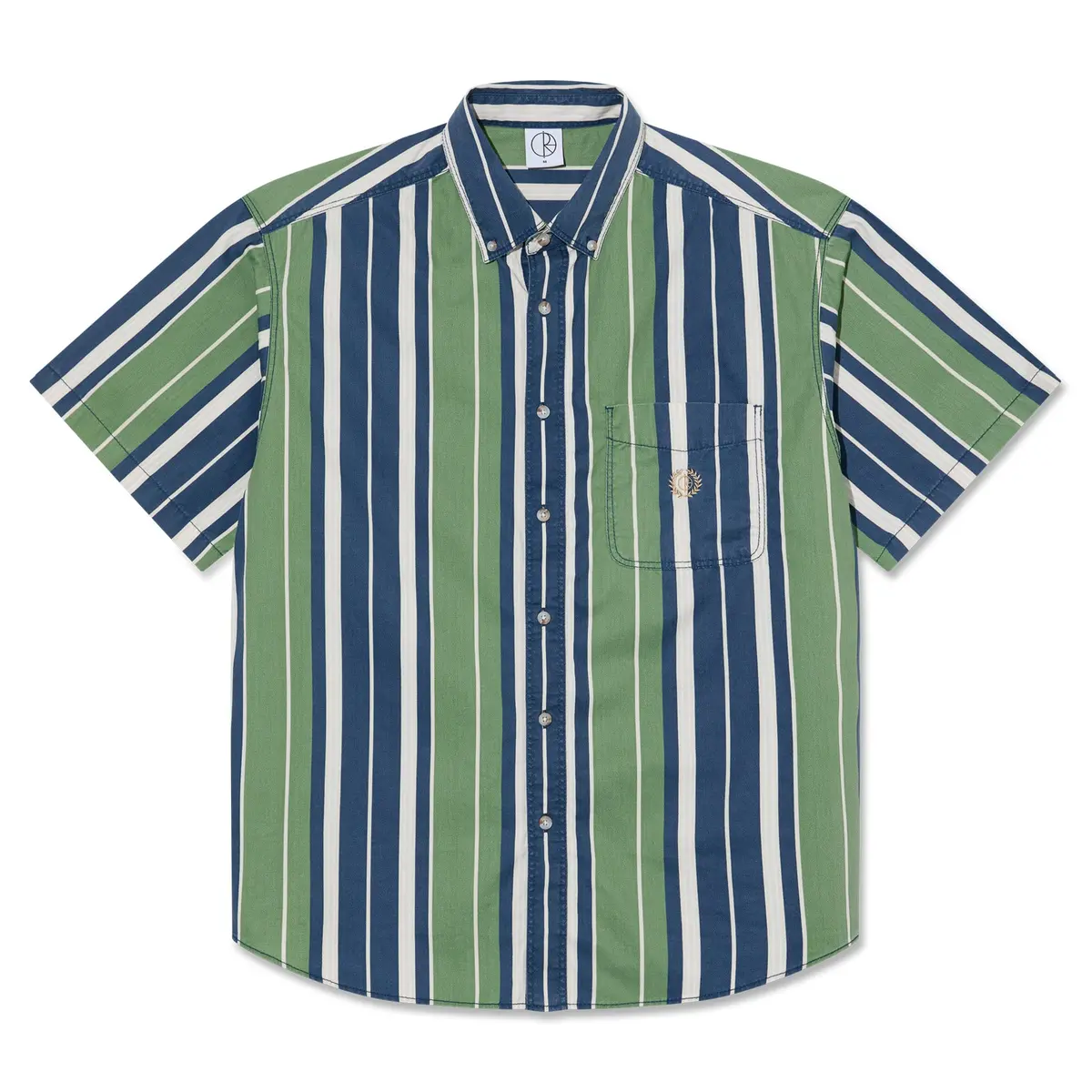 Polar Skate Co. Ted Shirt Green/Blue 1