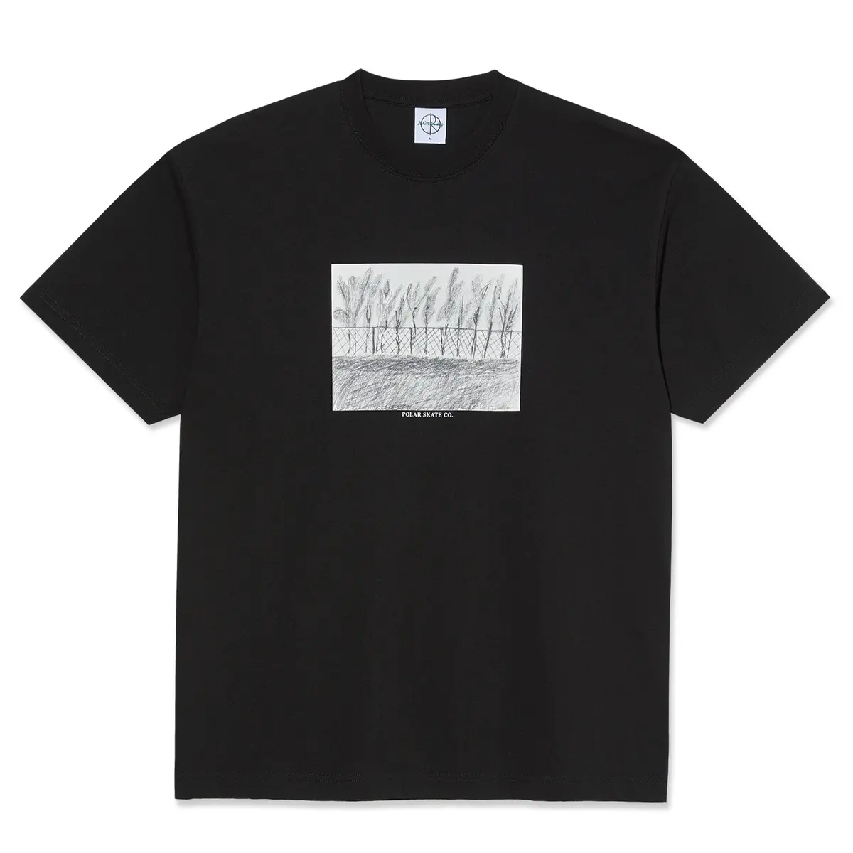 Polar Skate Co. Fence Tee Black 1