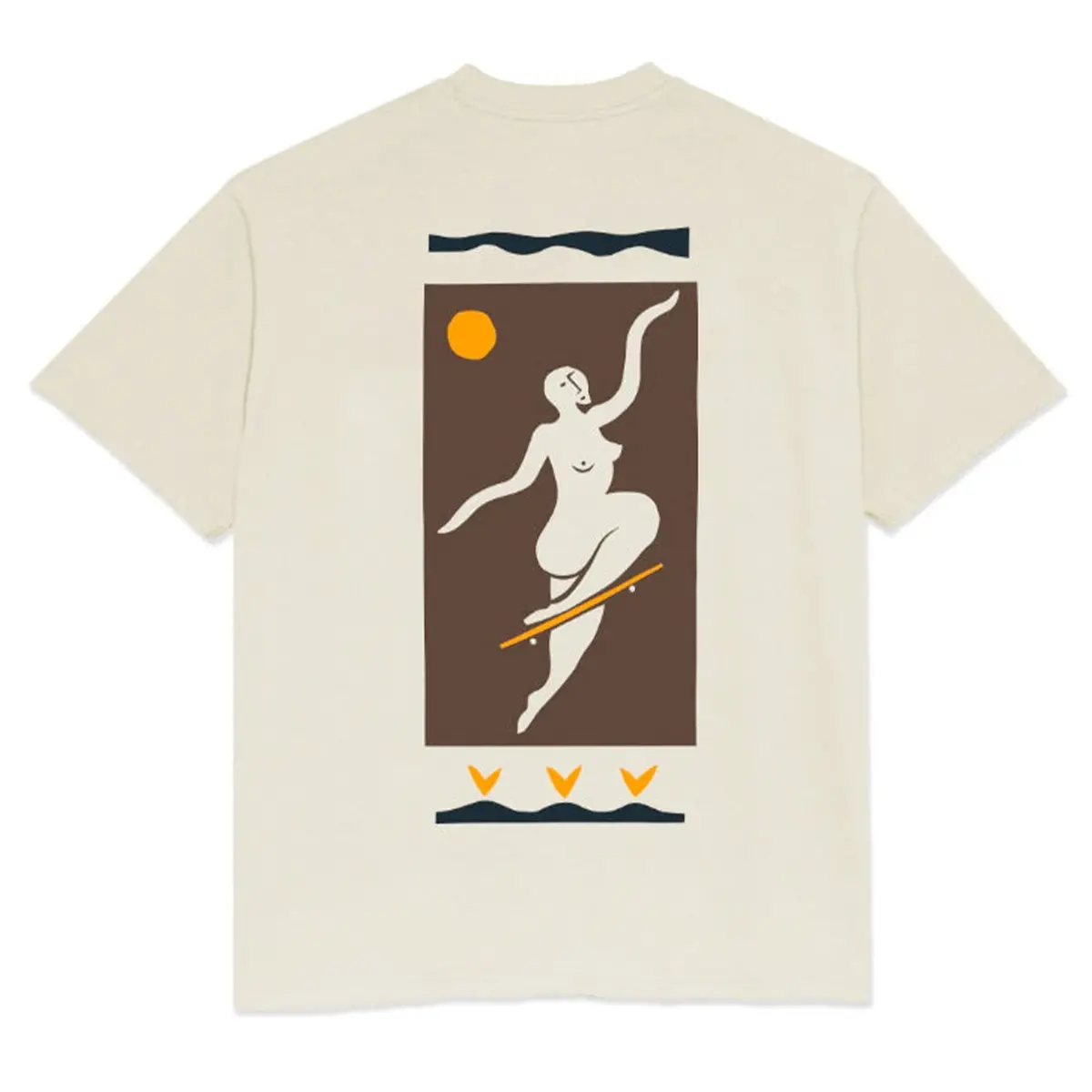 Polar Skate Co. No Complies Forever Tee Sand 2