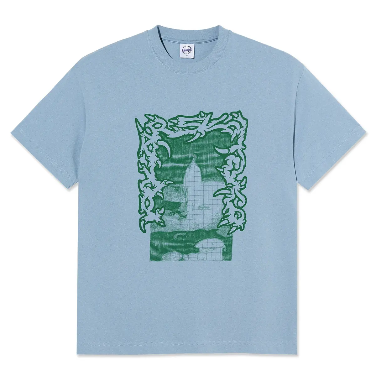 Polar Skate Co. Passing Resemblance Tee Grey Blue 1