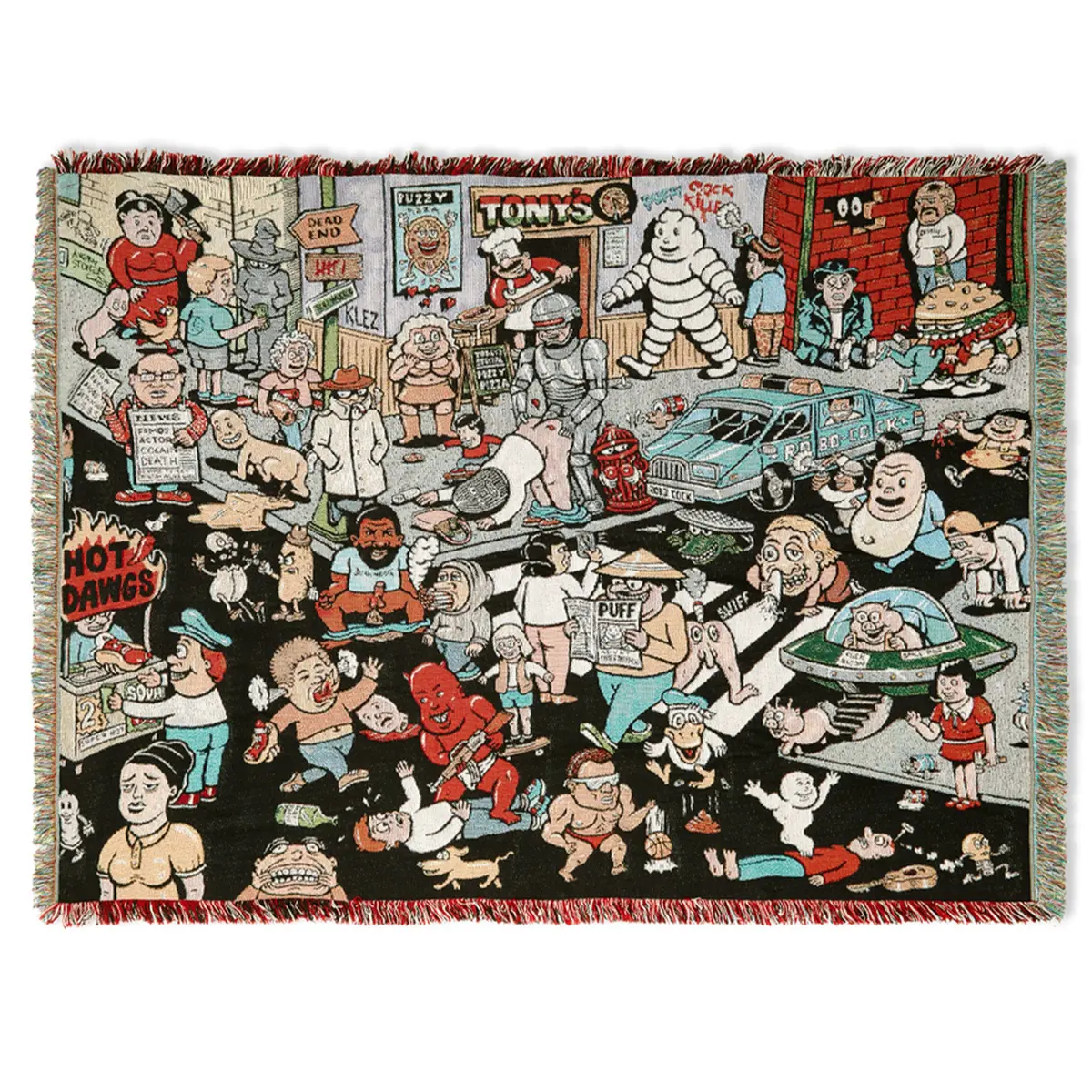 Polar Skate Co. Throw Blanket Street Corner 1