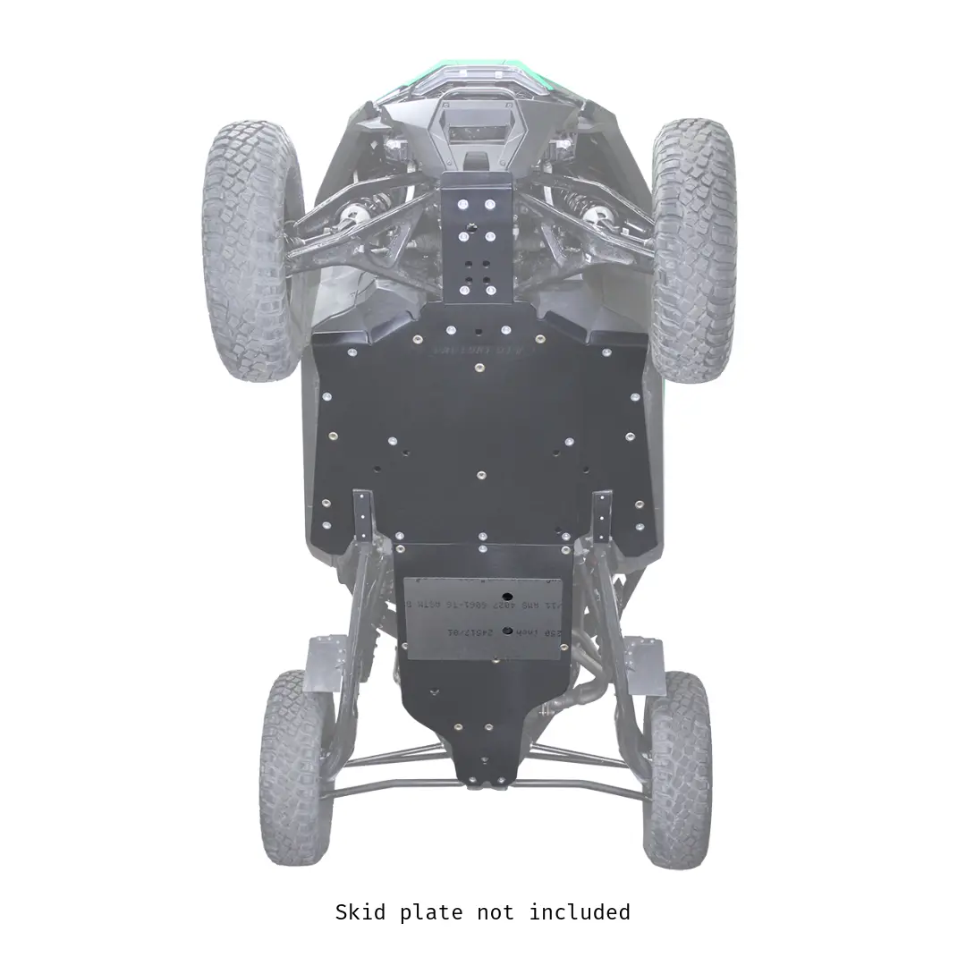 Polaris Rzr Pro R X-Brace For Uhmw Skid Plate 1