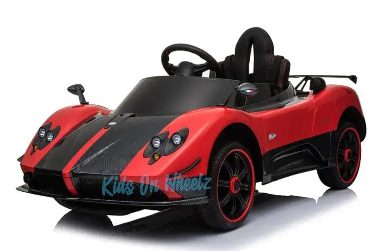 Ride On Car 12V Pagani Zonda R Red- Kidsonwheelz 1