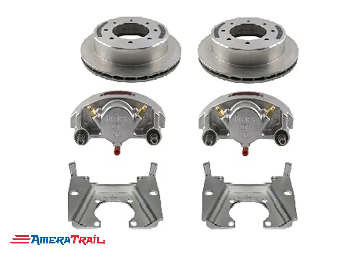 8 Lug 8K Kodiak Brake Kit For Rockwell & Alko Axles, All Stainless Steel - Fits 5/8" Wheel Studs 1