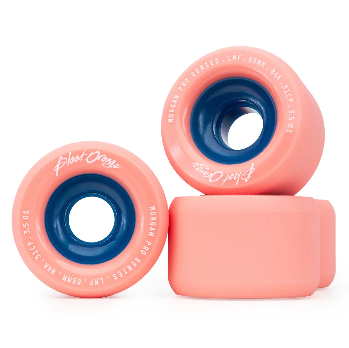 Blood Orange Morgan Pro Series 65Mm/84A Coral Wheels 1