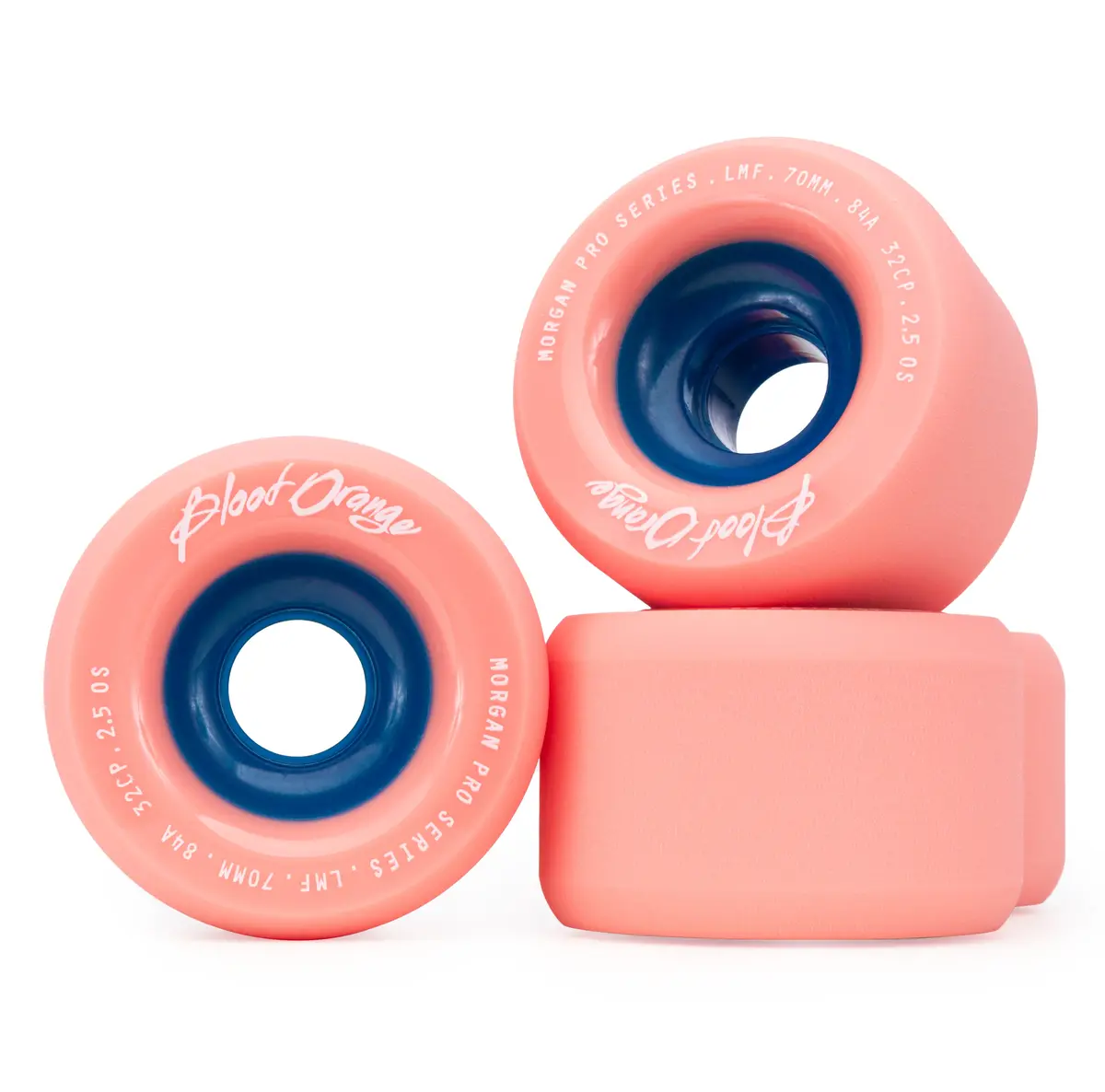 Blood Orange Morgan Pro Series 70Mm/84A Coral Wheels 1