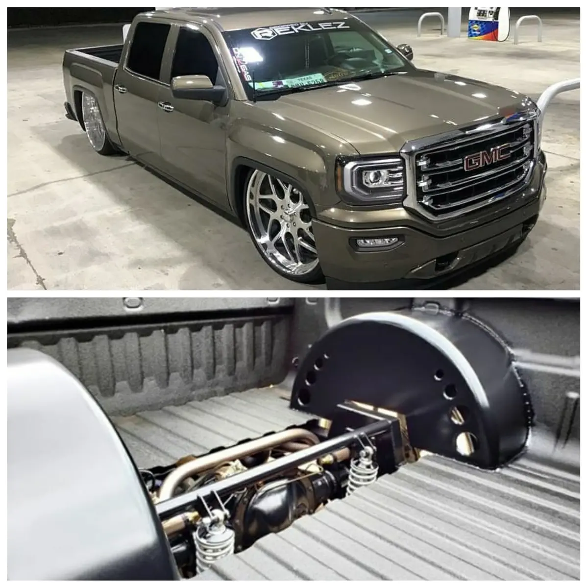 2014-2018 Silverado Sierra Rear Coil Over Conversion Kit 3 Link Wishbone For Billet Wheels 1