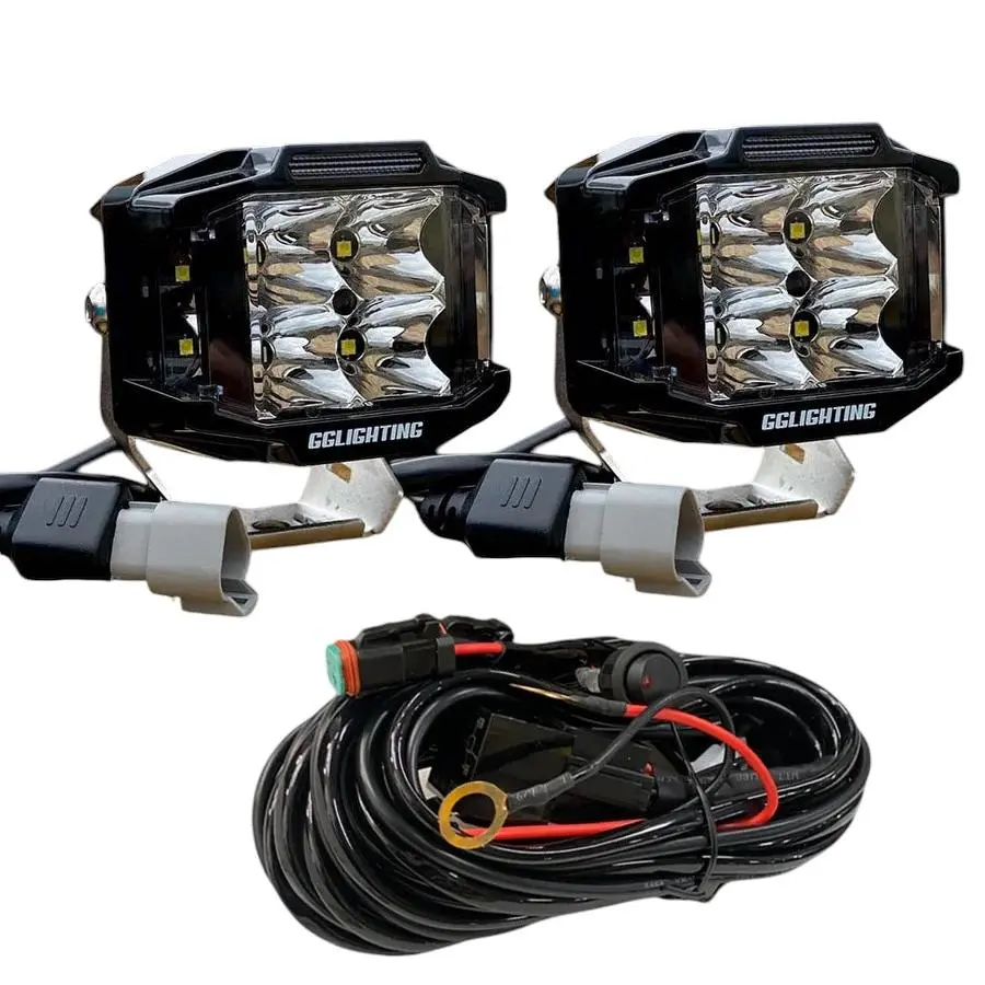Cb30 Pod Bundle With Wiring Harness By Gg Lighting 1