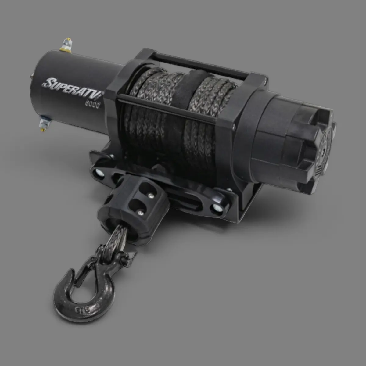 3500 Lb. Black Ops Utv/Atv Synthetic Rope Winch 1
