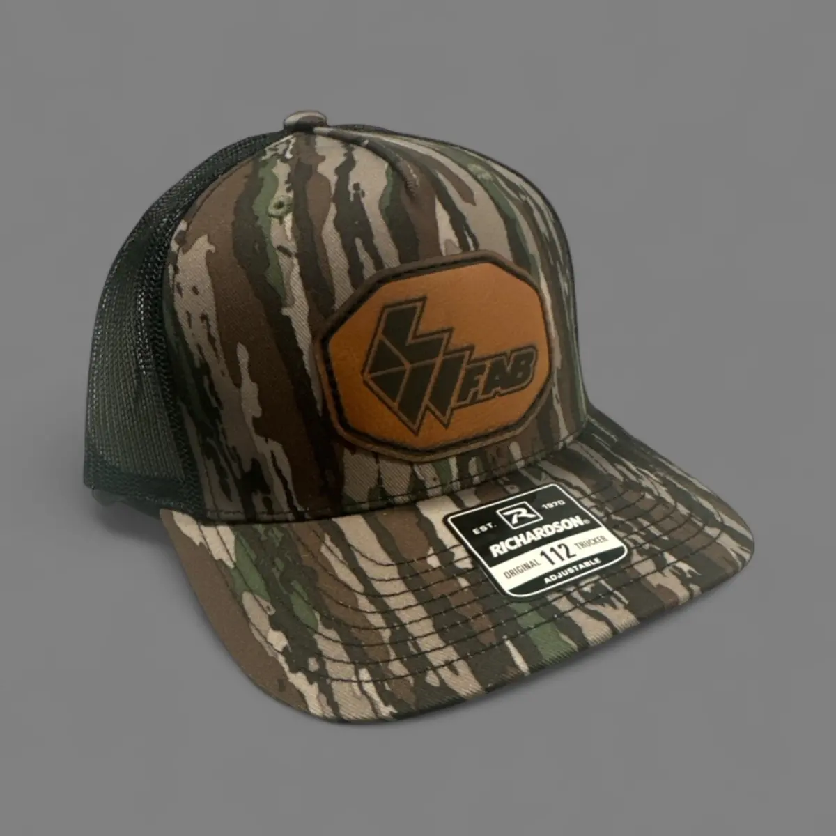 L&W Logo Snapback Hat- Leather Patch 1