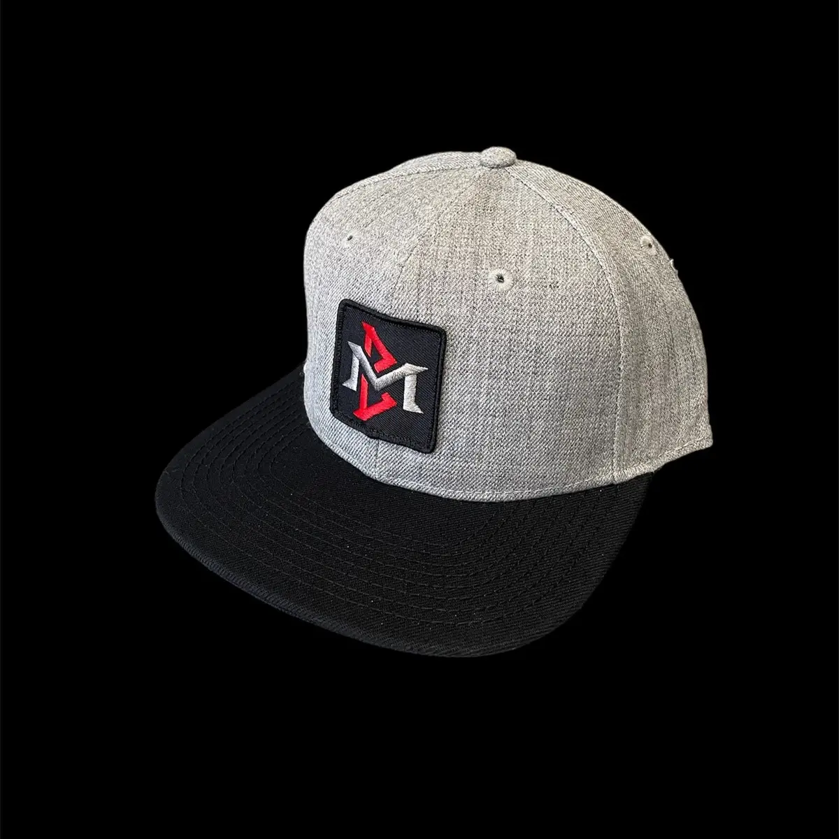Bent Metal Wool Blend Heather Snapback Hat 1