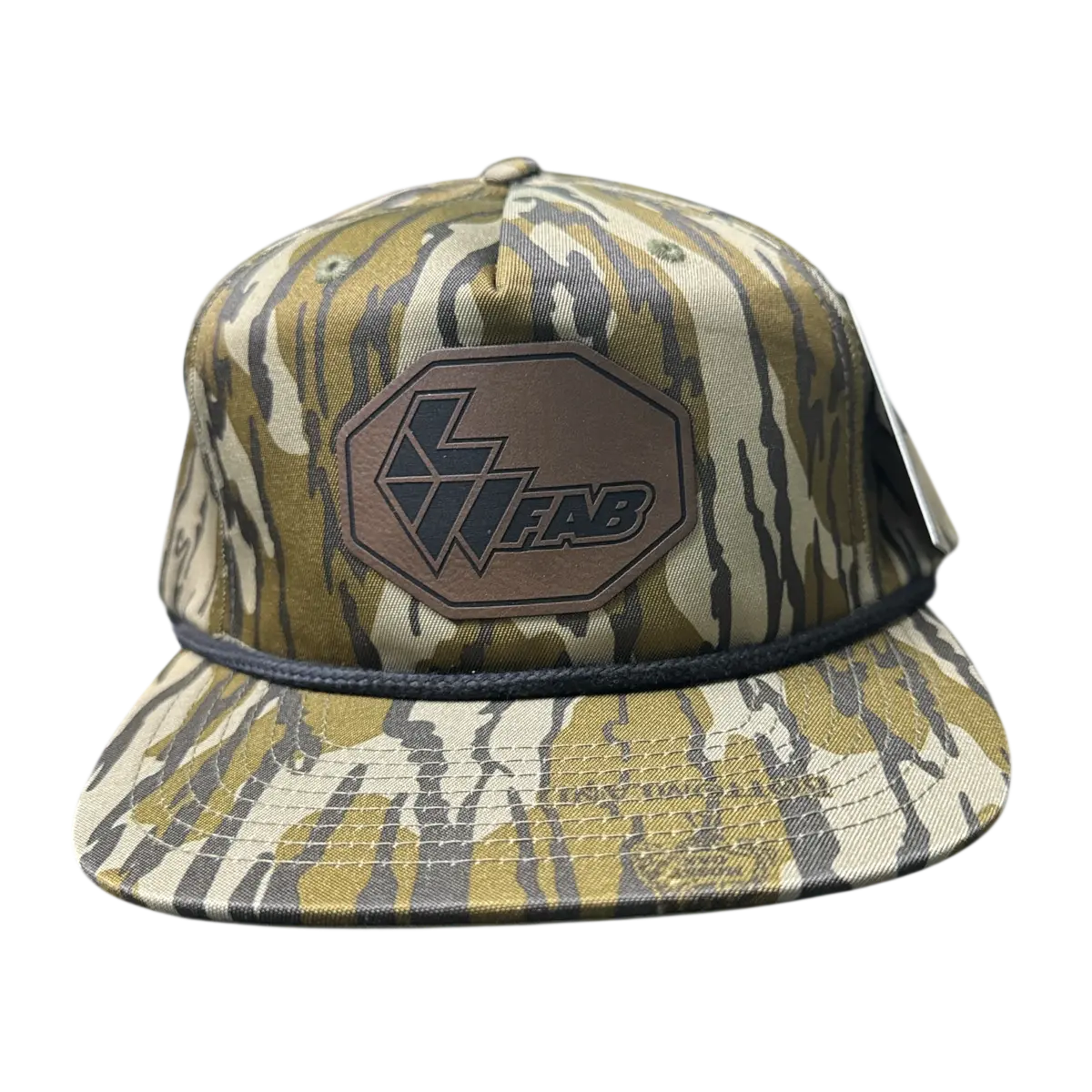 L&W Logo Snapback Hat- Leather Patch 17