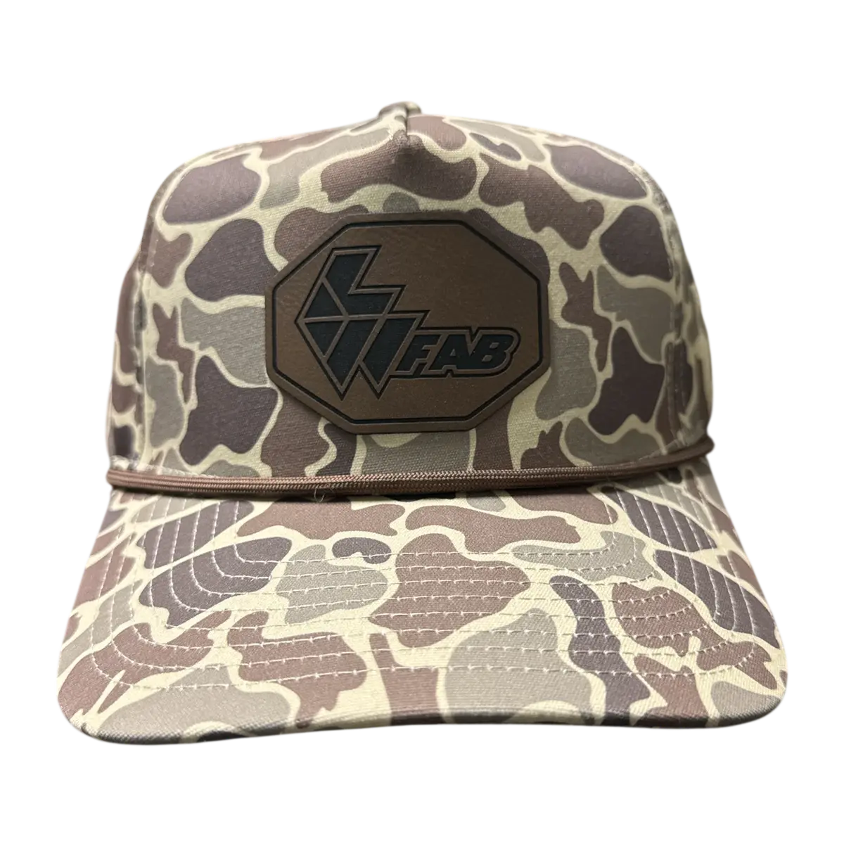 L&W Logo Snapback Hat- Leather Patch 18