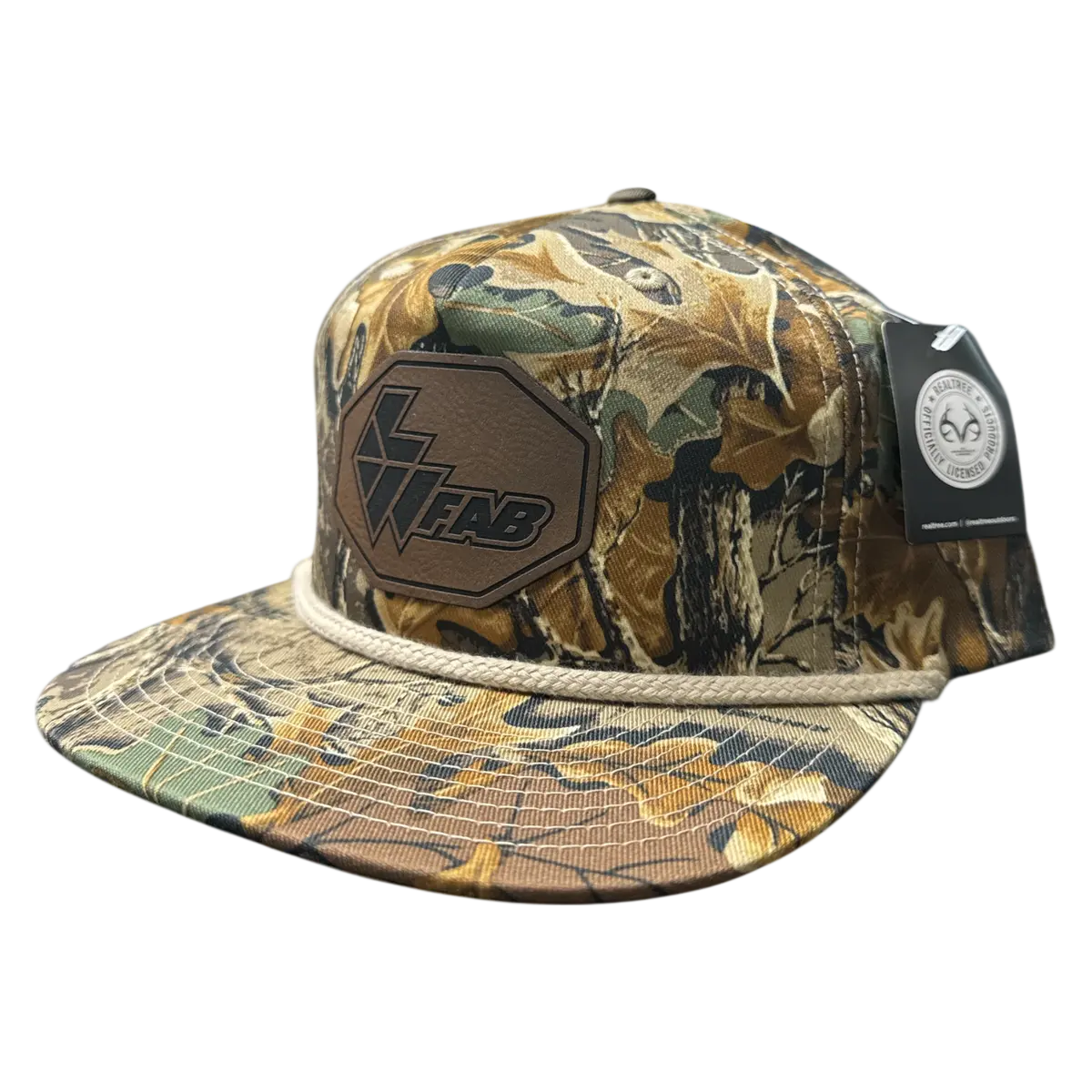 L&W Logo Snapback Hat- Leather Patch 16