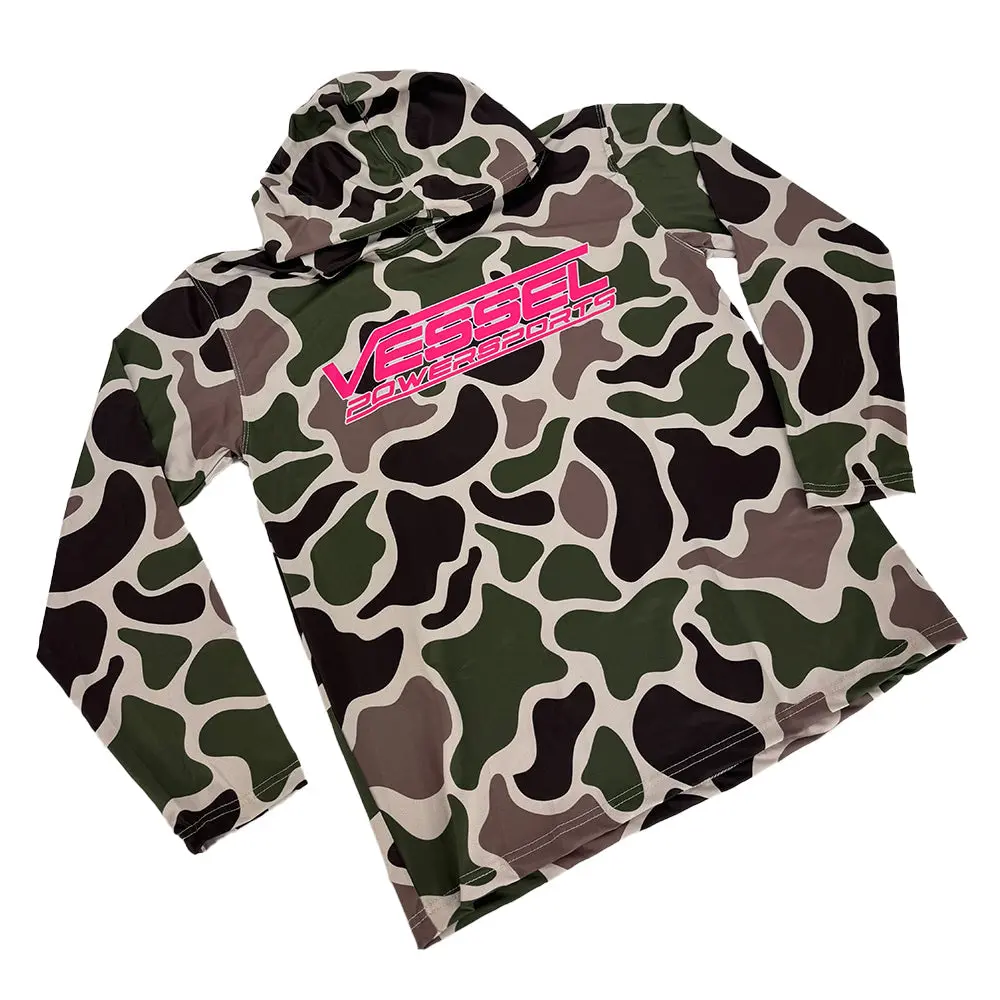 Pink Vessel Powersports Camo Long Sleeve 1
