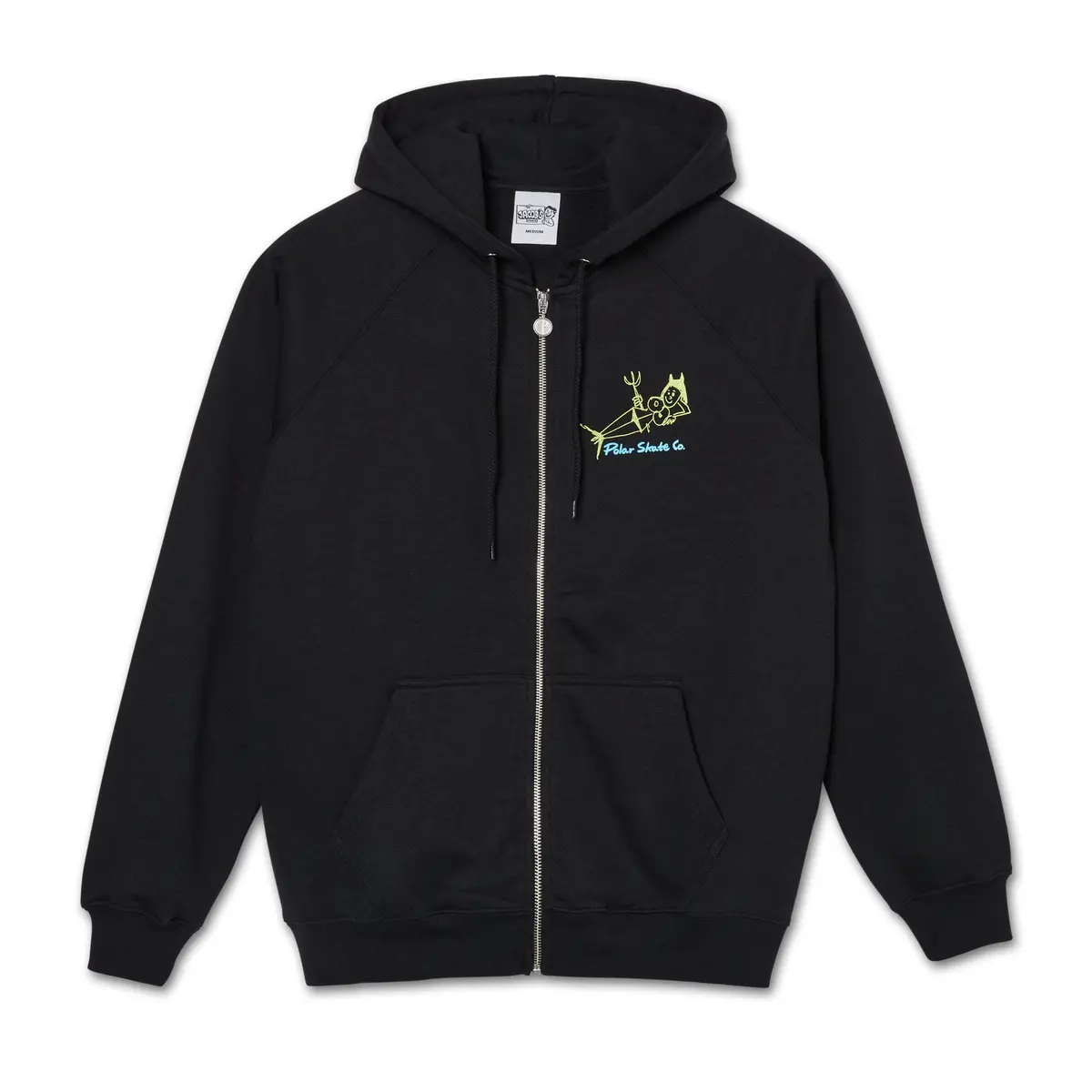 Polar Skate Co. Devil Woman Zip Hoodie Black 1