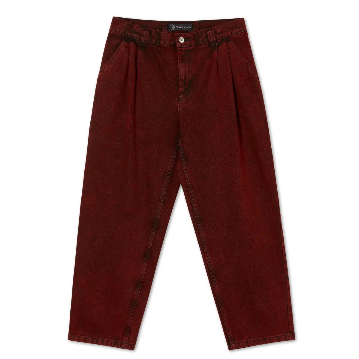Polar Skate Co. Grund Chinos Red/Black 1