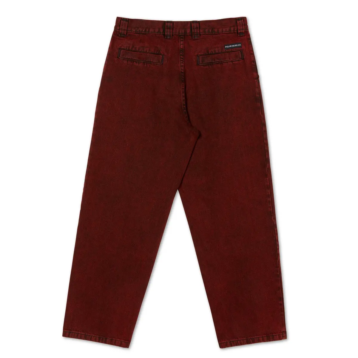 Polar Skate Co. Grund Chinos Red/Black 2