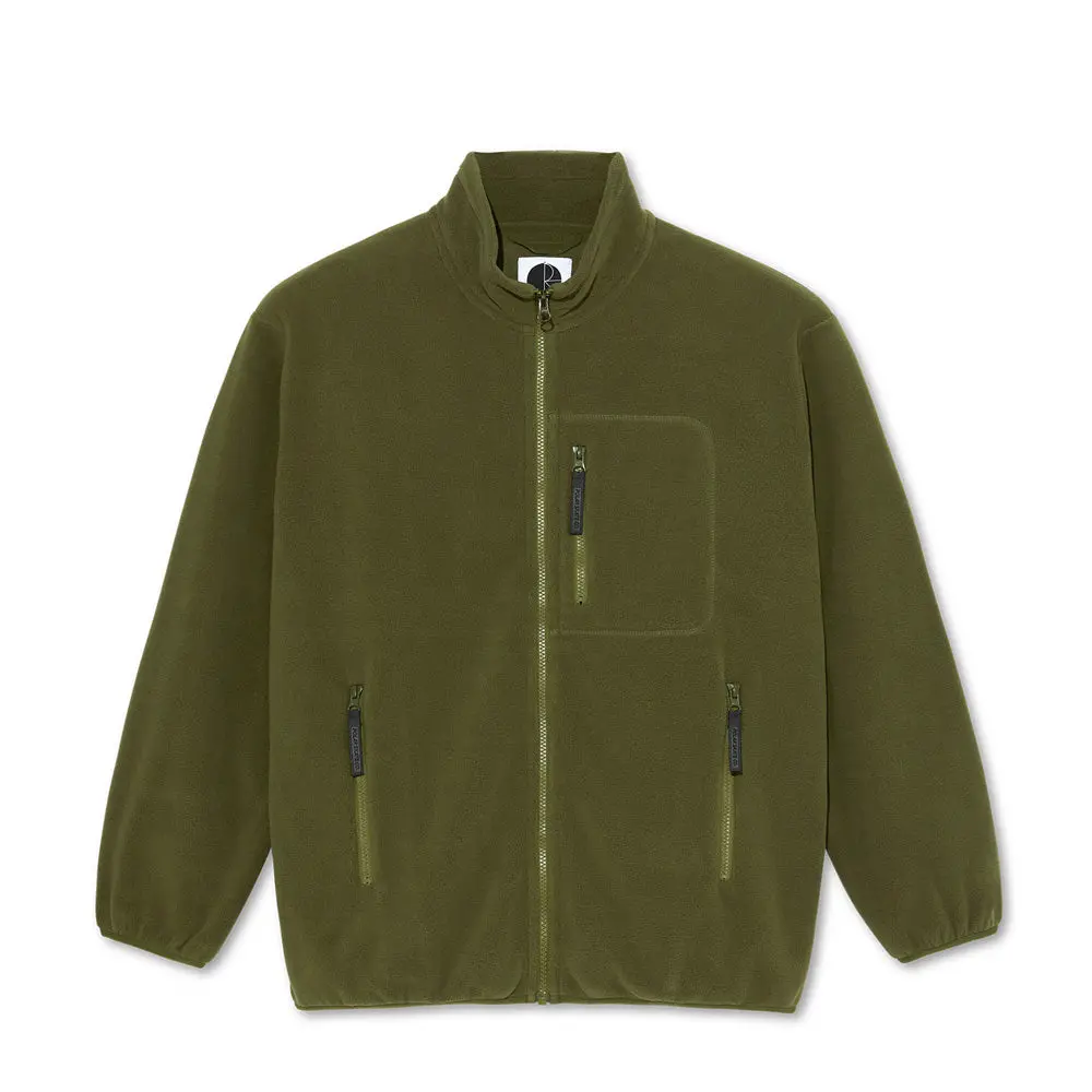 Polar Skate Co. Basic Fleece Jacket (Army Green) 1