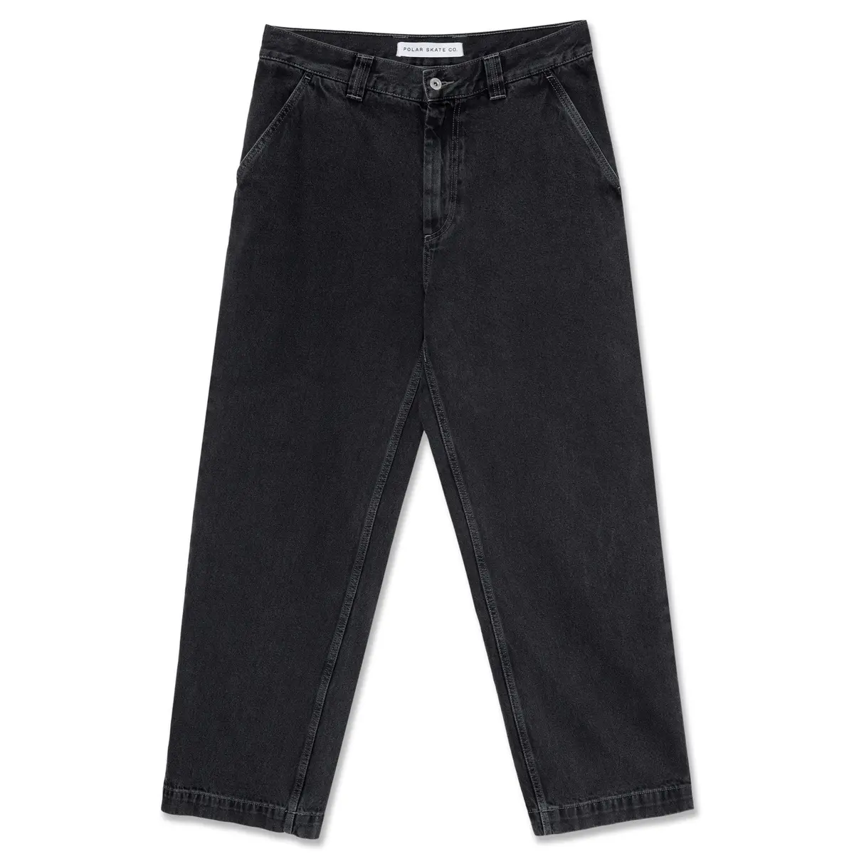 Polar Skate Co. 44! Pants Silver Black Denim Sp24 1