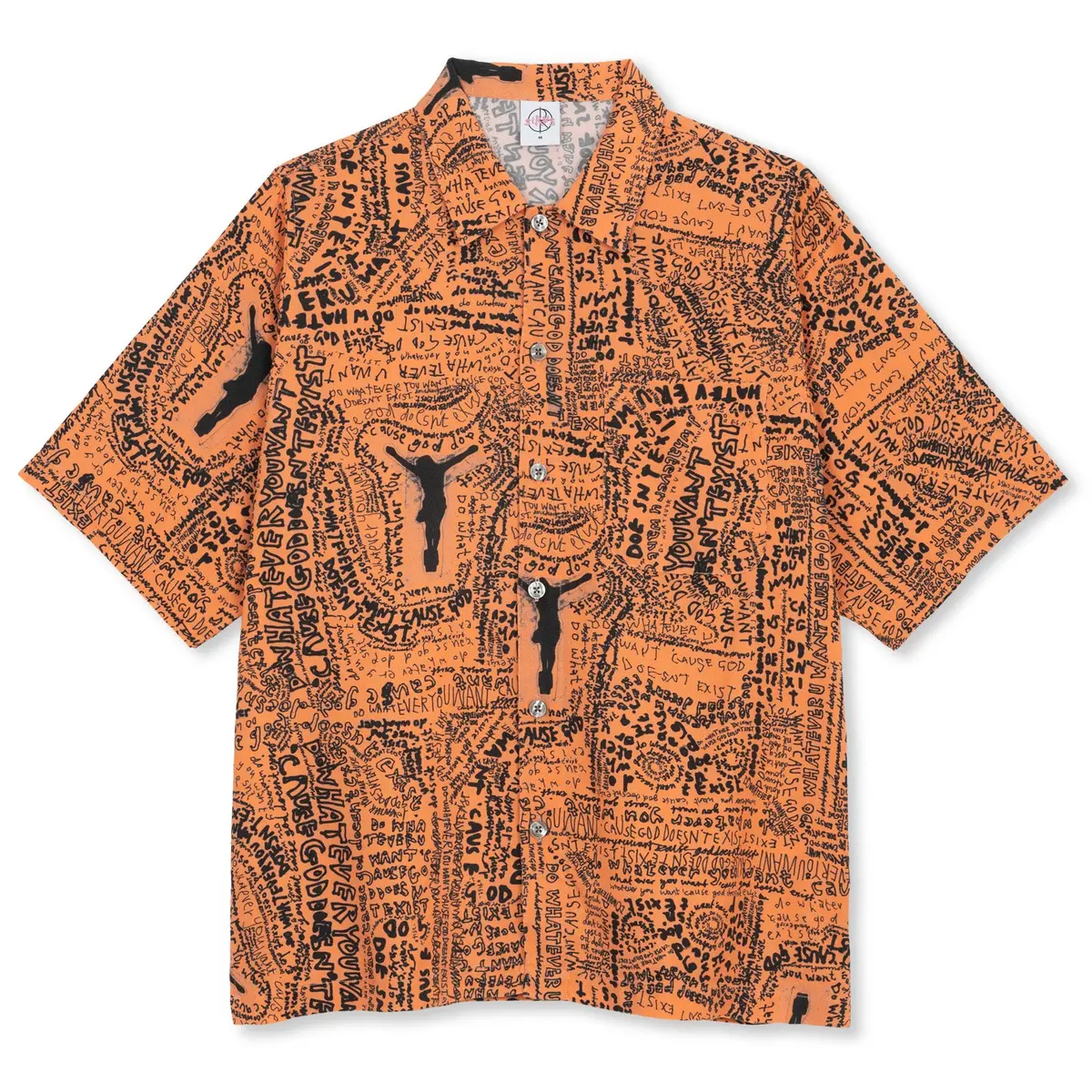 Polar Skate Co Bowling Shirt Exist Orange 1