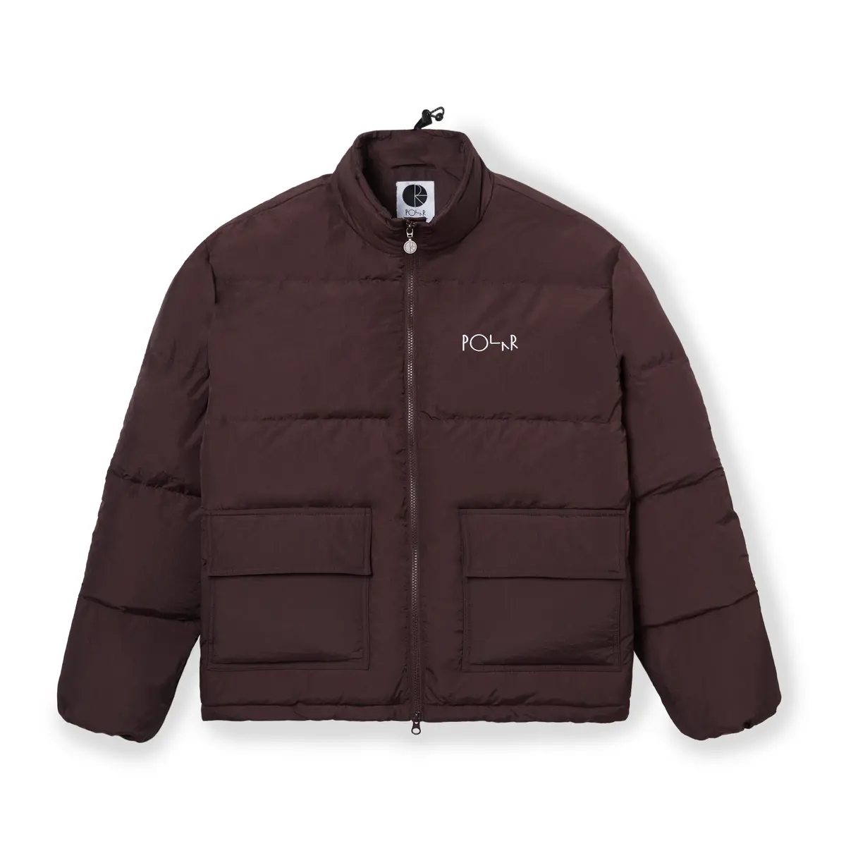 Polar Skate Co. Pocket Puffer Jacket Bordeaux 1