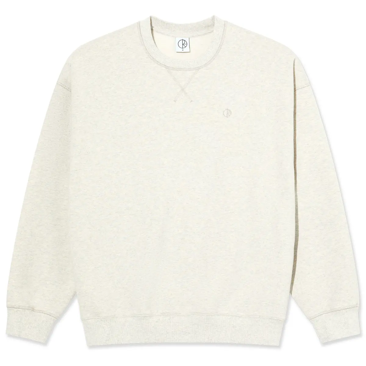 Polar Skate Co. Frankie Crewneck Ivory Grey Melange 1