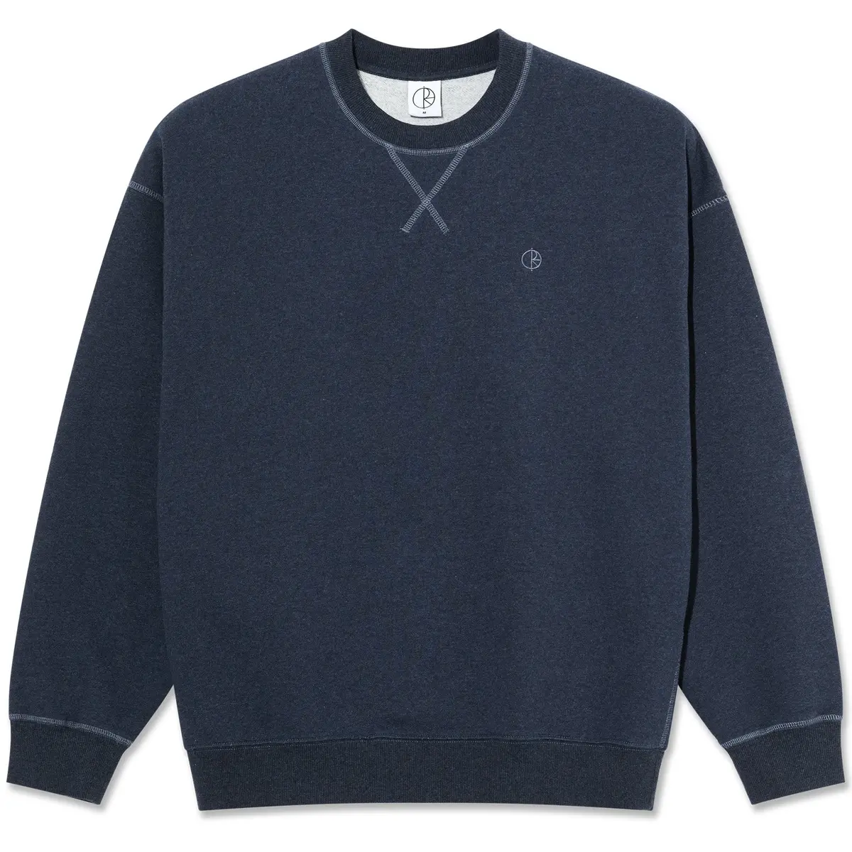 Polar Skate Co. Frankie Crewneck Navy Melange 1