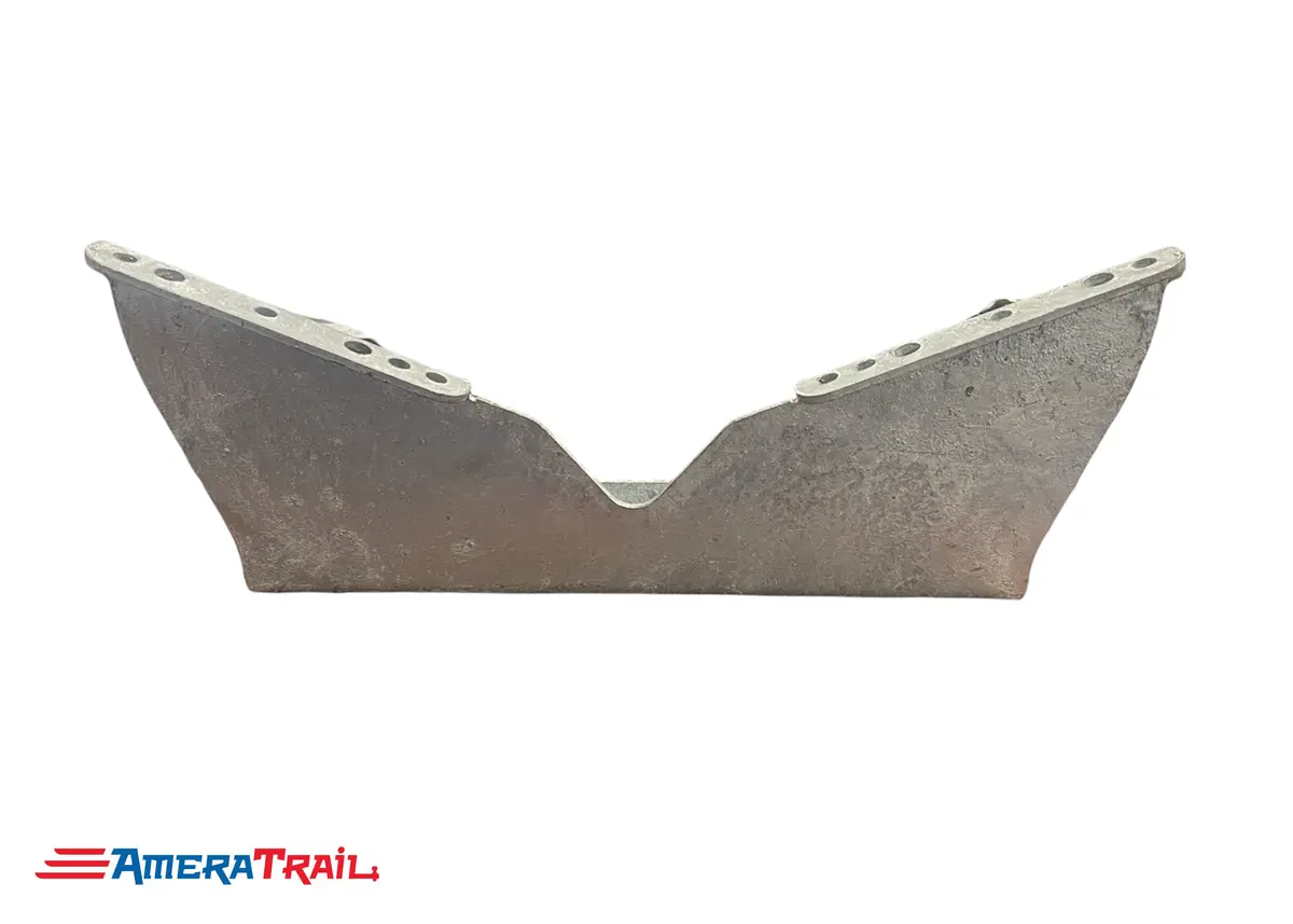 V Shaped Bunk Board Support / Winged Pontoon Bracket - Galvanized Steel 1