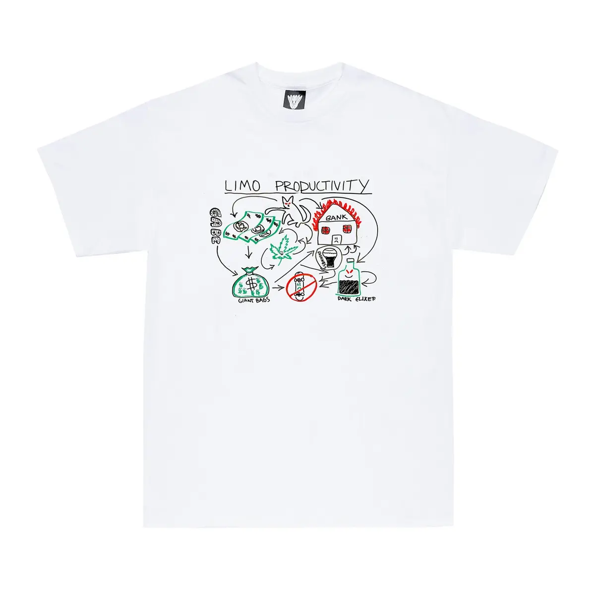 Limosine Productivity Tee (White) 1