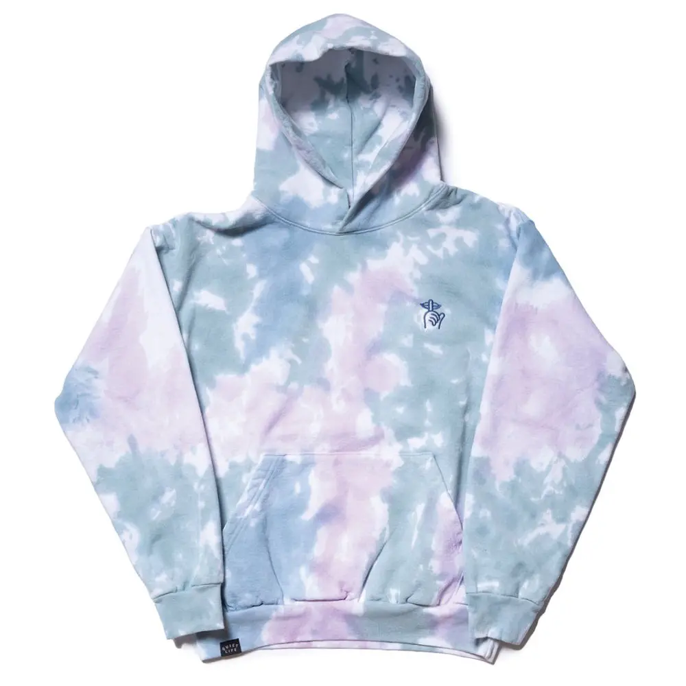Quiet Life Shhh Tie Dyed Fleece Sweatshirt 1