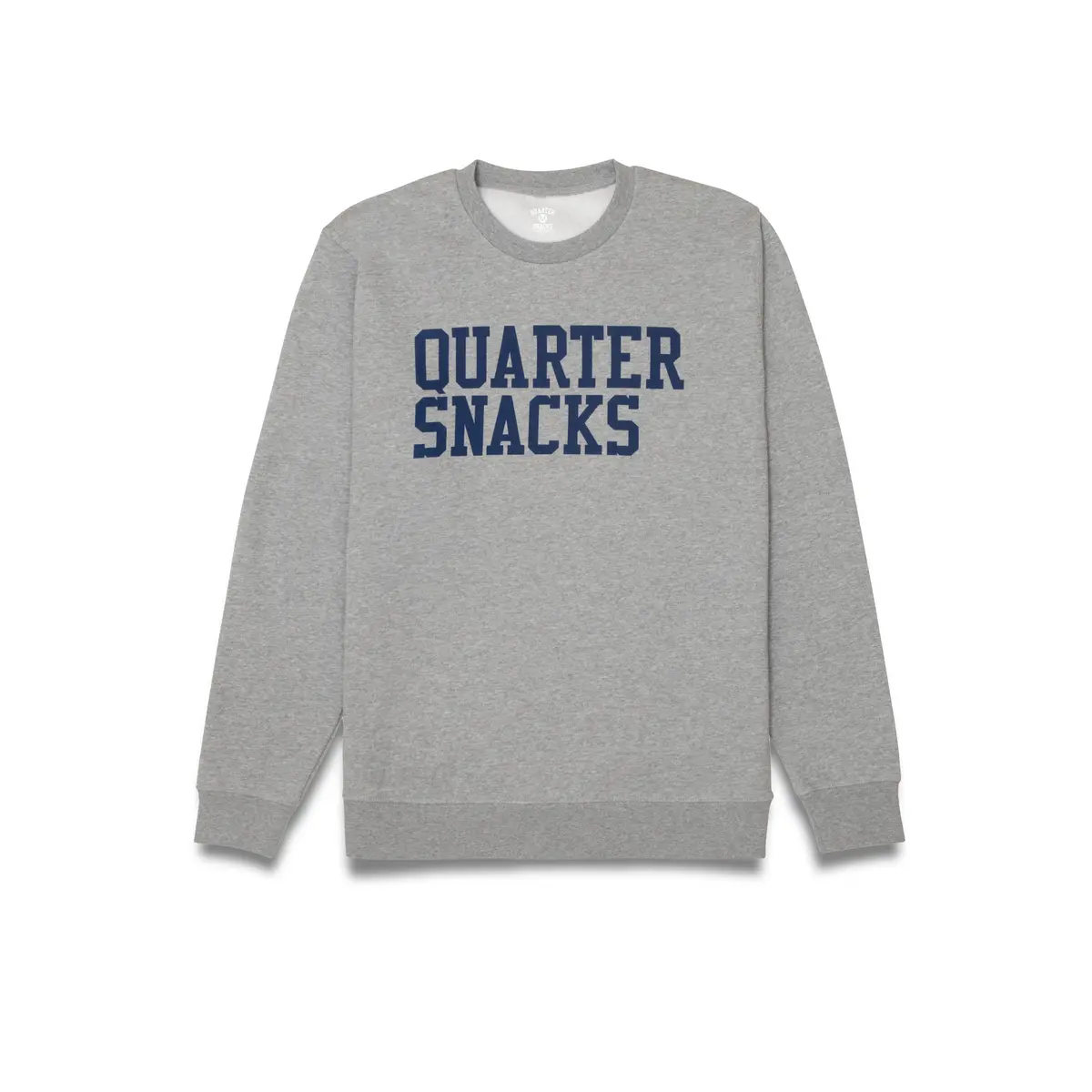 Quartersnacks Dorm Room Crewneck Sweatshirt Heather Grey 1