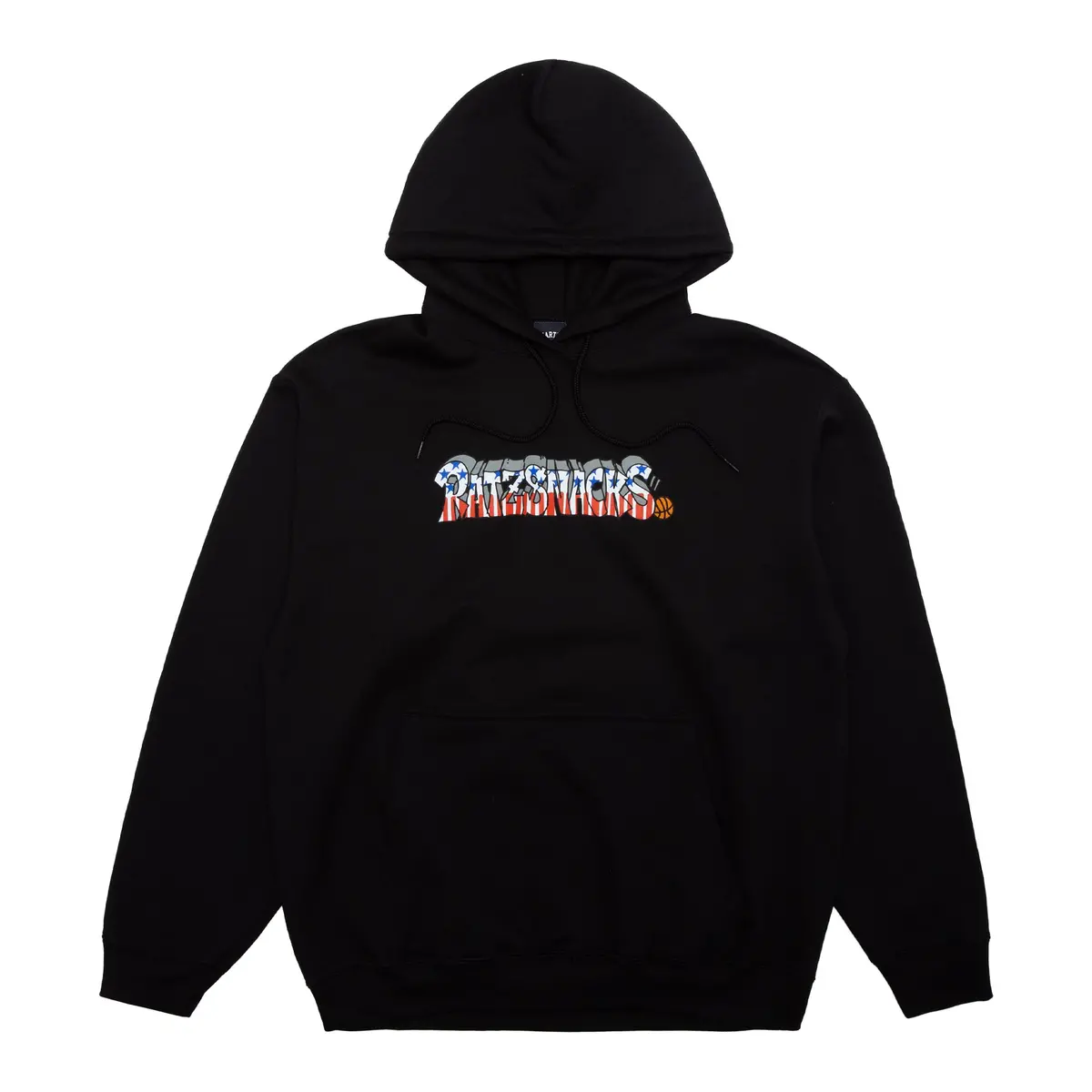 Quartersnacks X Rat Ratz Script Hooded Sweatshirt Black 1