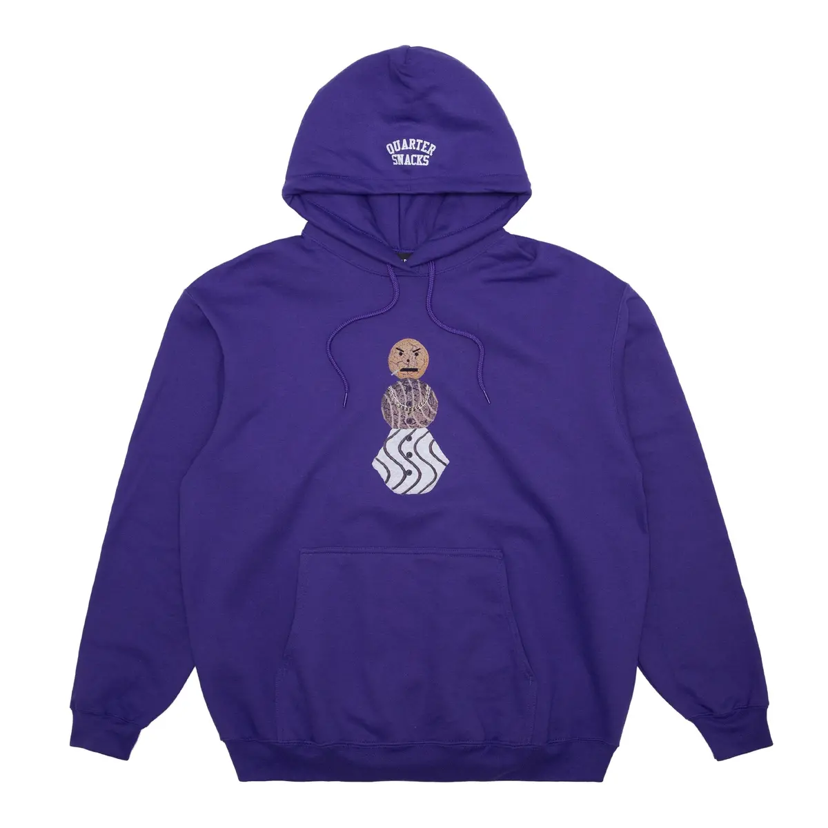 Quartersnacks Snackman Hooded Sweatshirt Purple 1