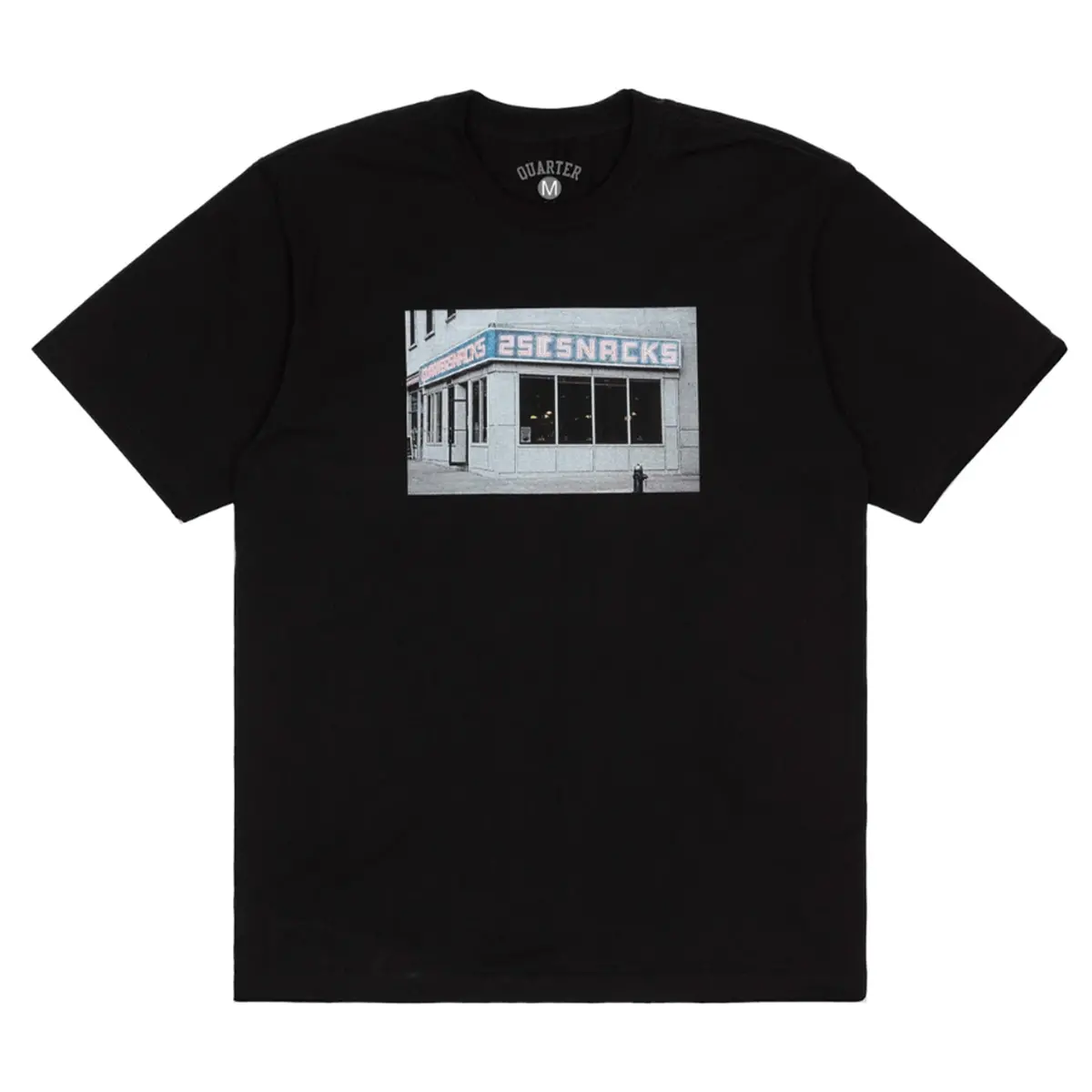Quartersnacks Diner Tee Black 1