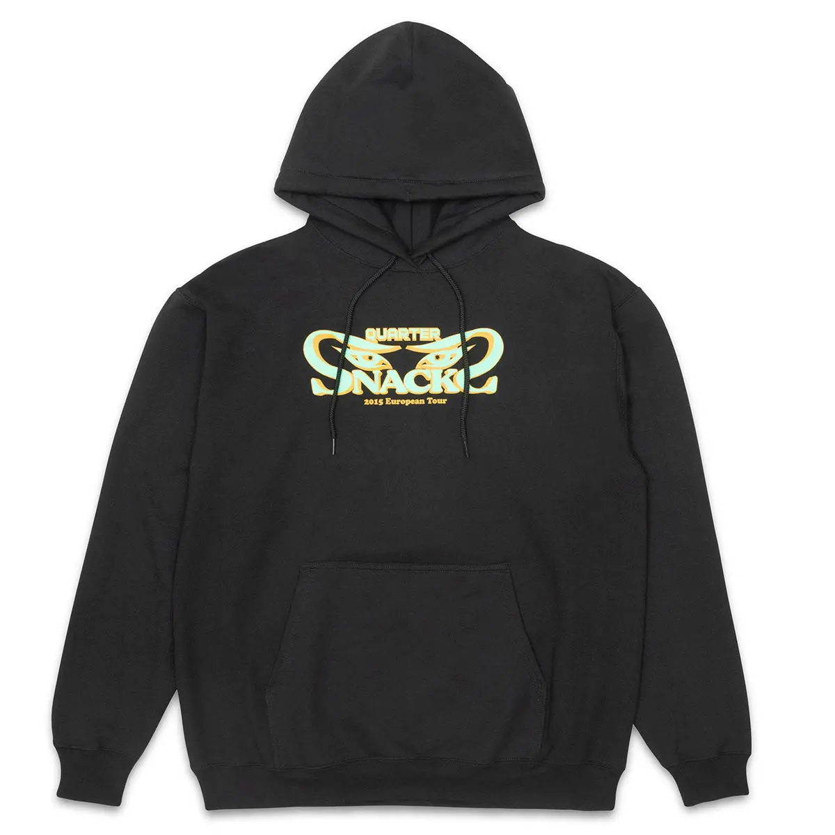 Quartersnacks Euro Tour Hoodie Black 1