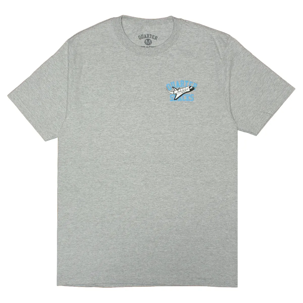 Quartersnacks Let's Get It Tee Heather Grey 1