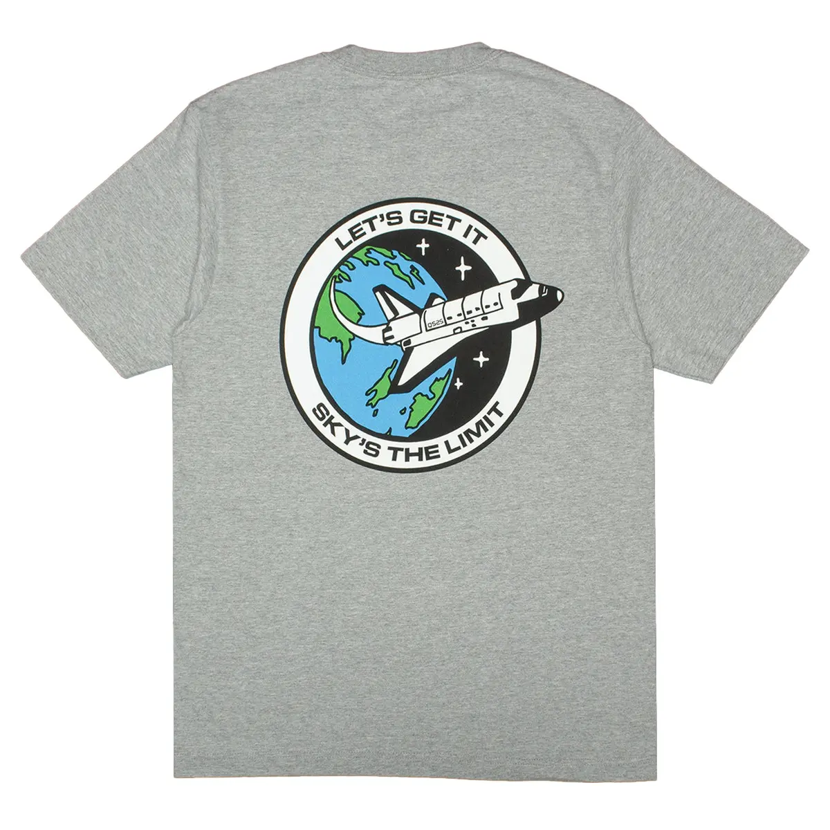 Quartersnacks Let's Get It Tee Heather Grey 2