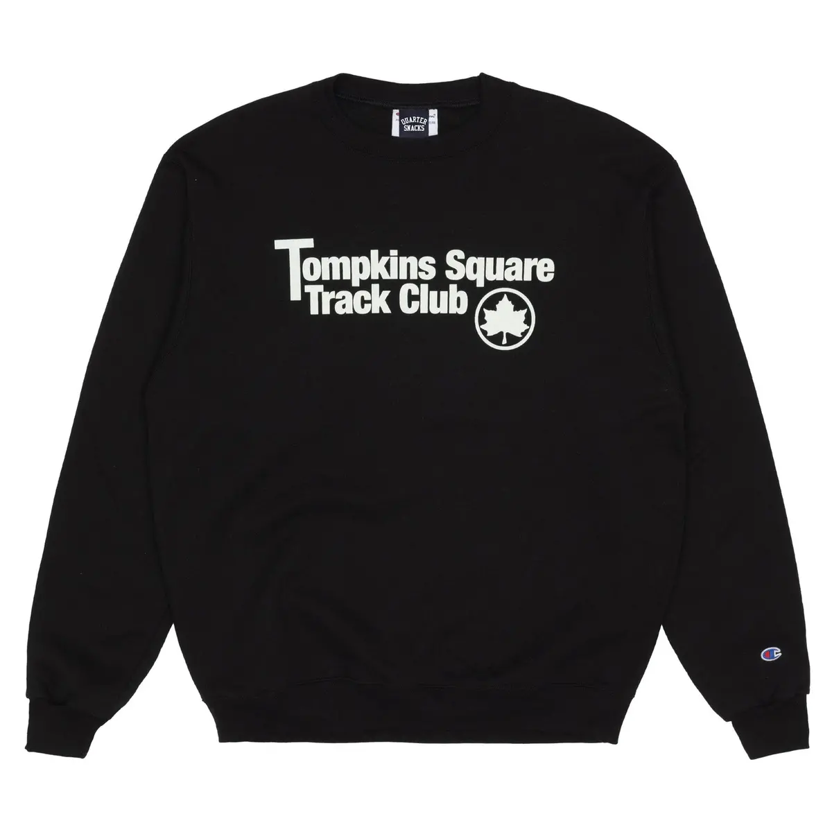 Quartersnacks Track Club Champion Crewneck Black 1