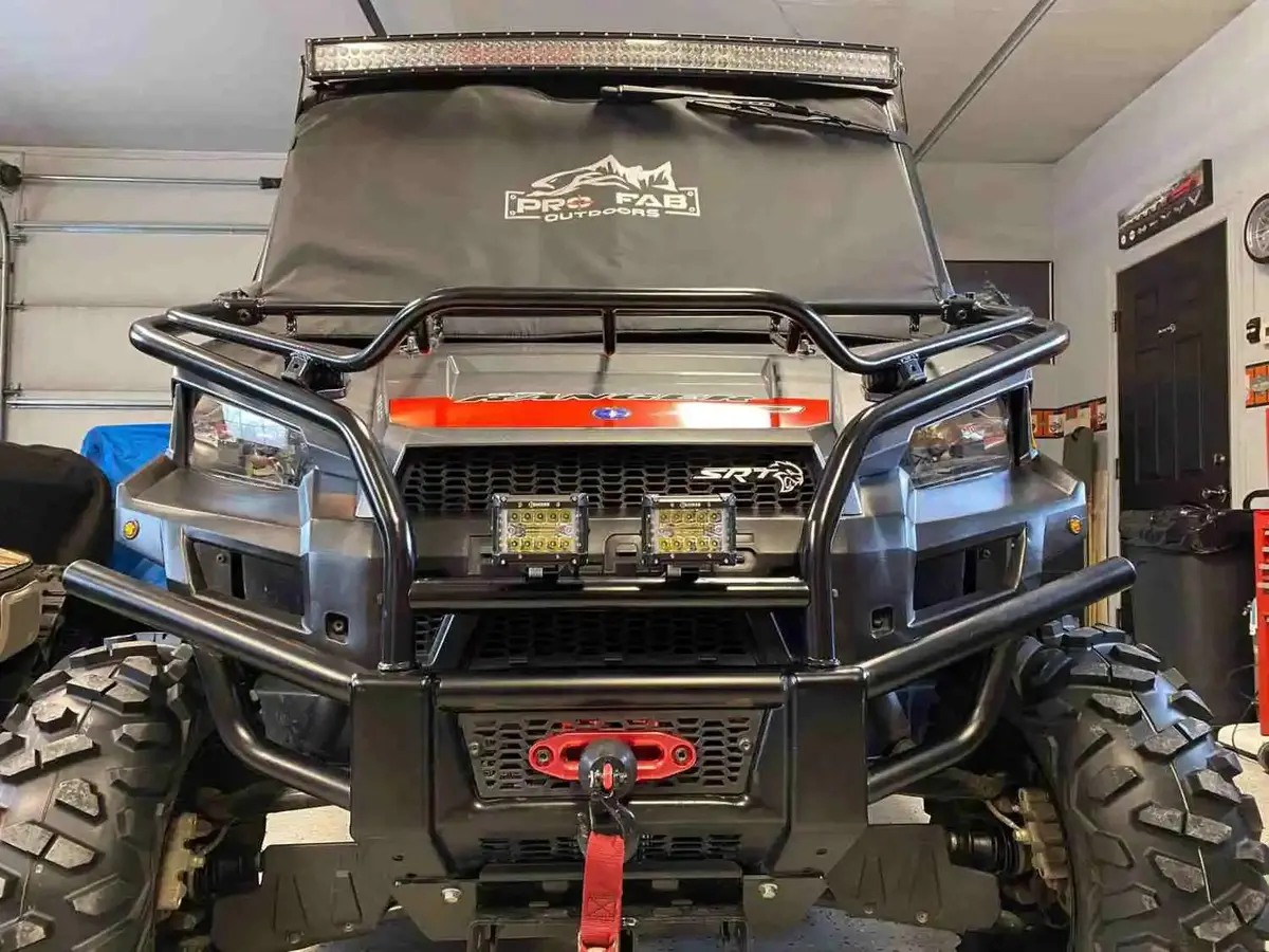 Padded Windshield Cover For Polaris Ranger 900'S, 1000'S Northstar, And Trail Boss 1