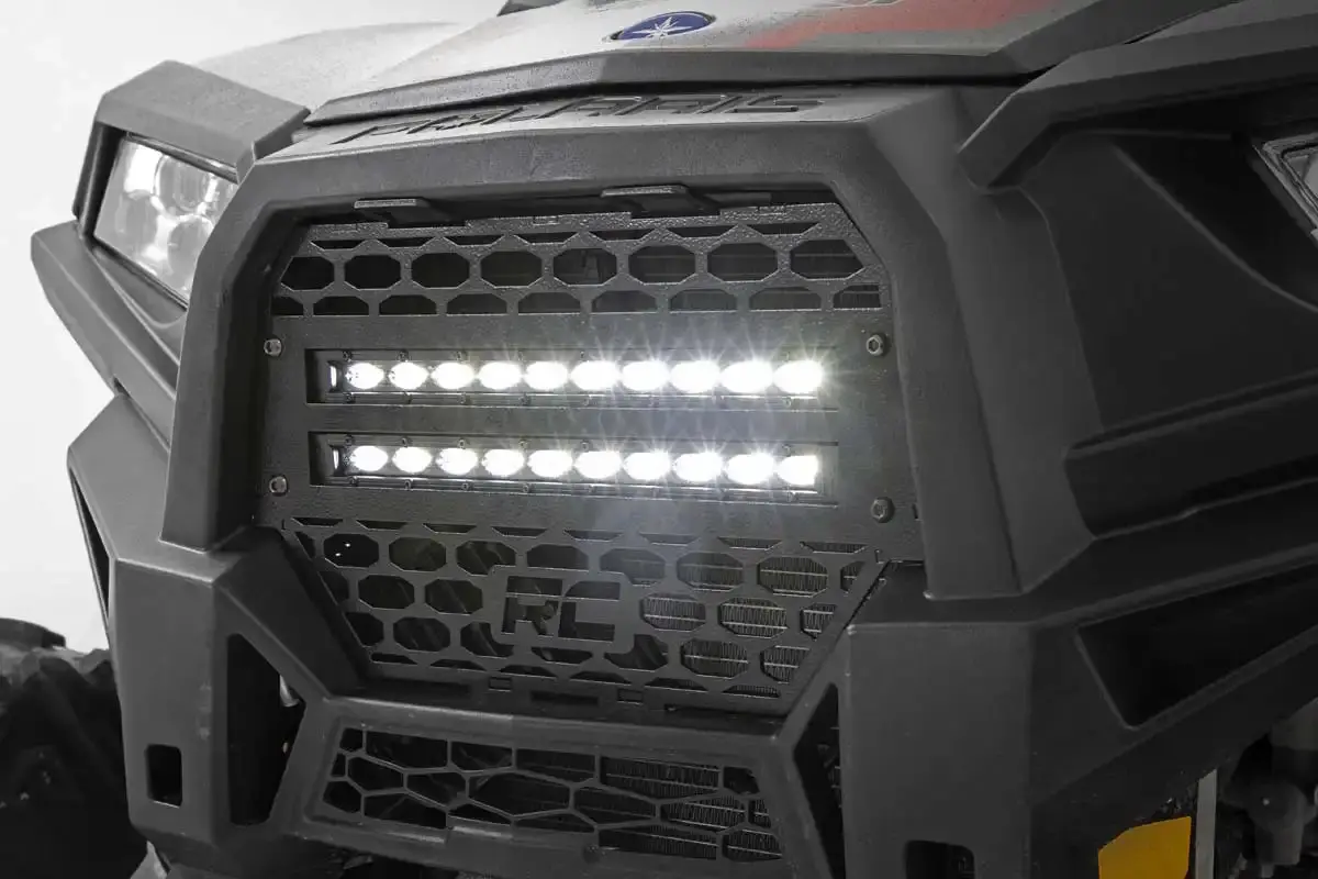 Grille Kit 10" Black Slimline Led Pair | Polaris Rzr Xp 1000/1000S 1