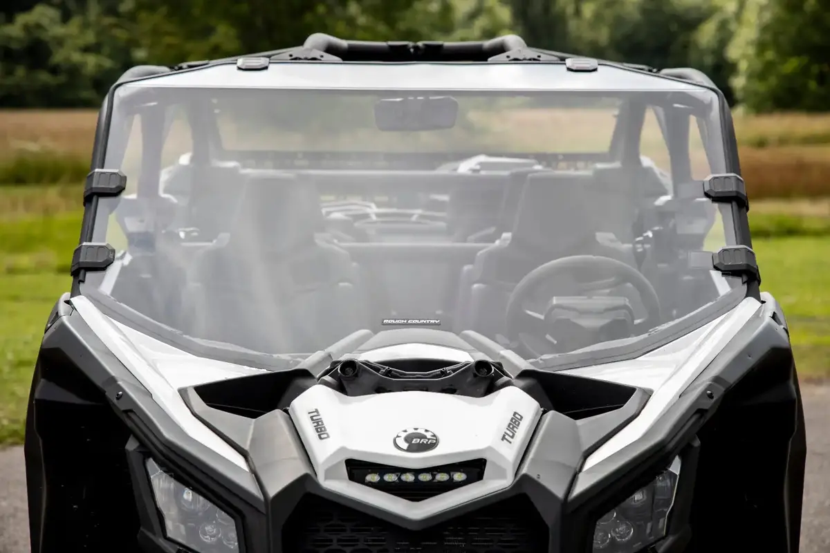 Led Light Cowl Mount | 6" Black Slimline | Can-Am Maverick X3 1