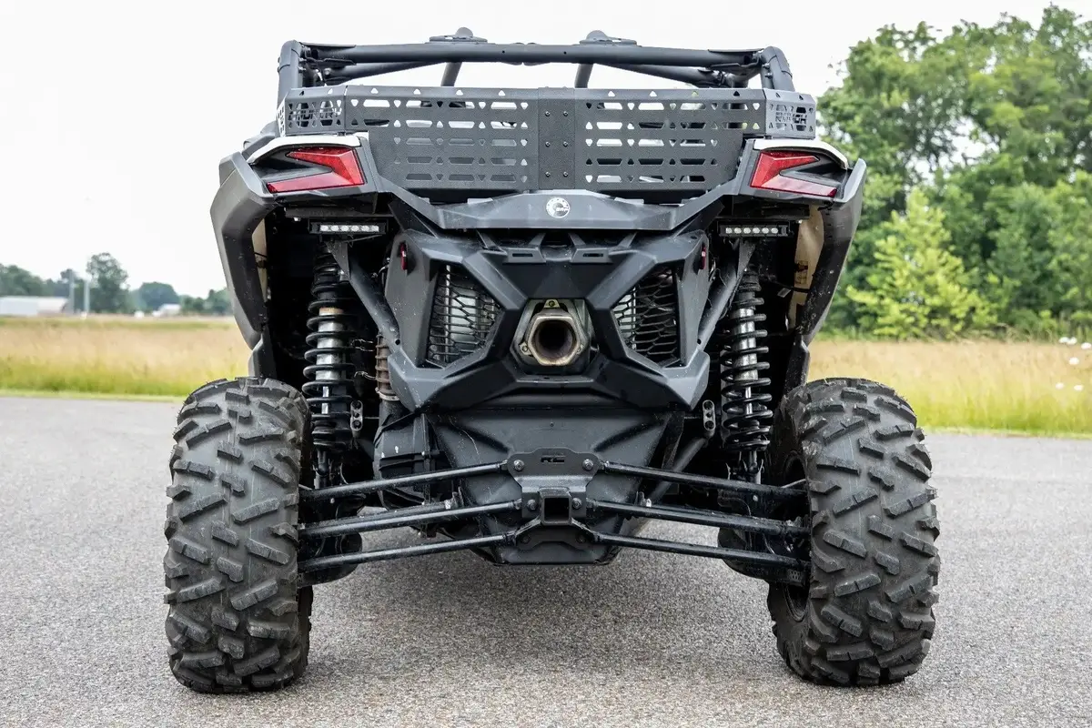 Led Light Tail Light Mount | 6" Black Slimline Pair | Can-Am Maverick X3 1