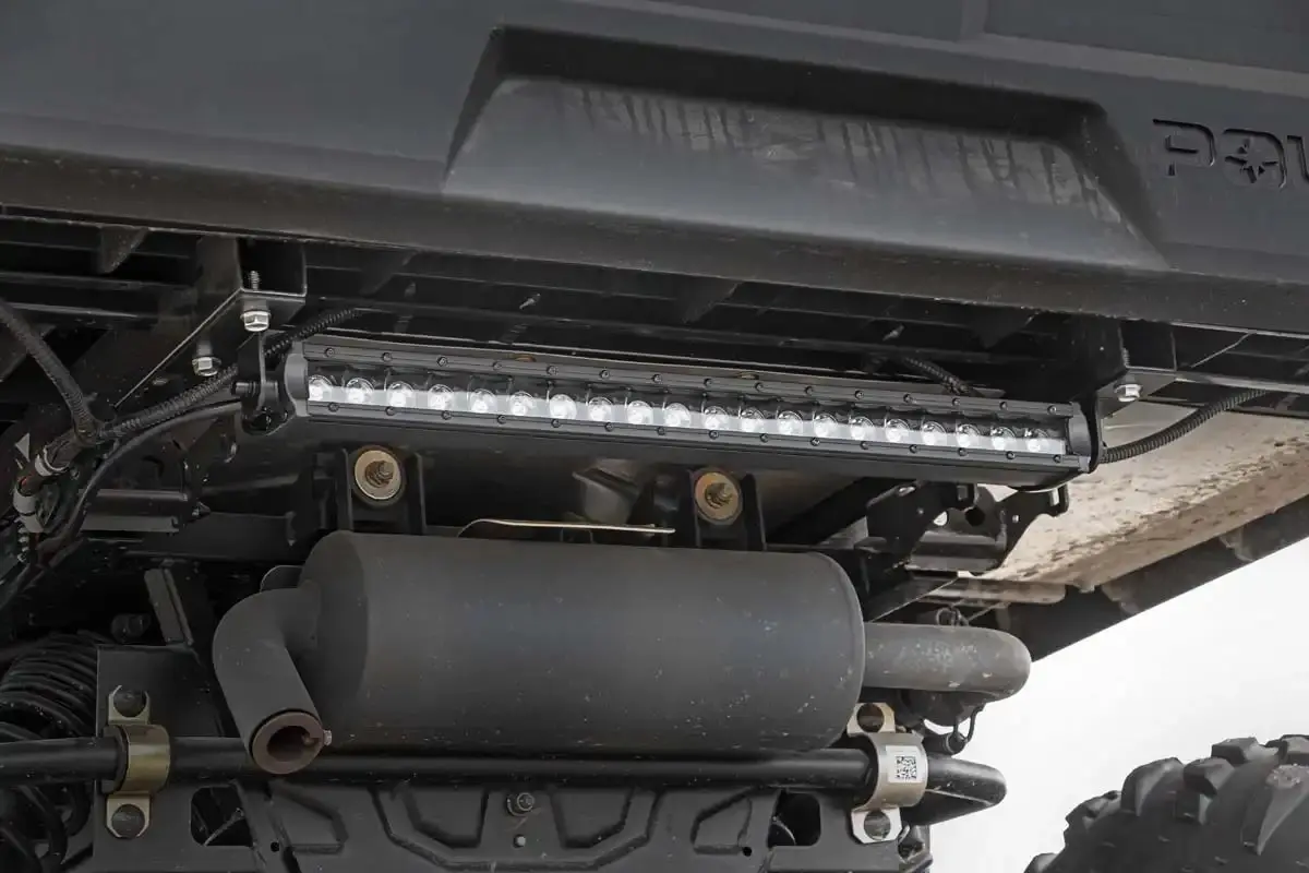 Led Light Under Bed Mount | 20" Black Single Row | Midsize | Polaris Ranger 500/570/800 1