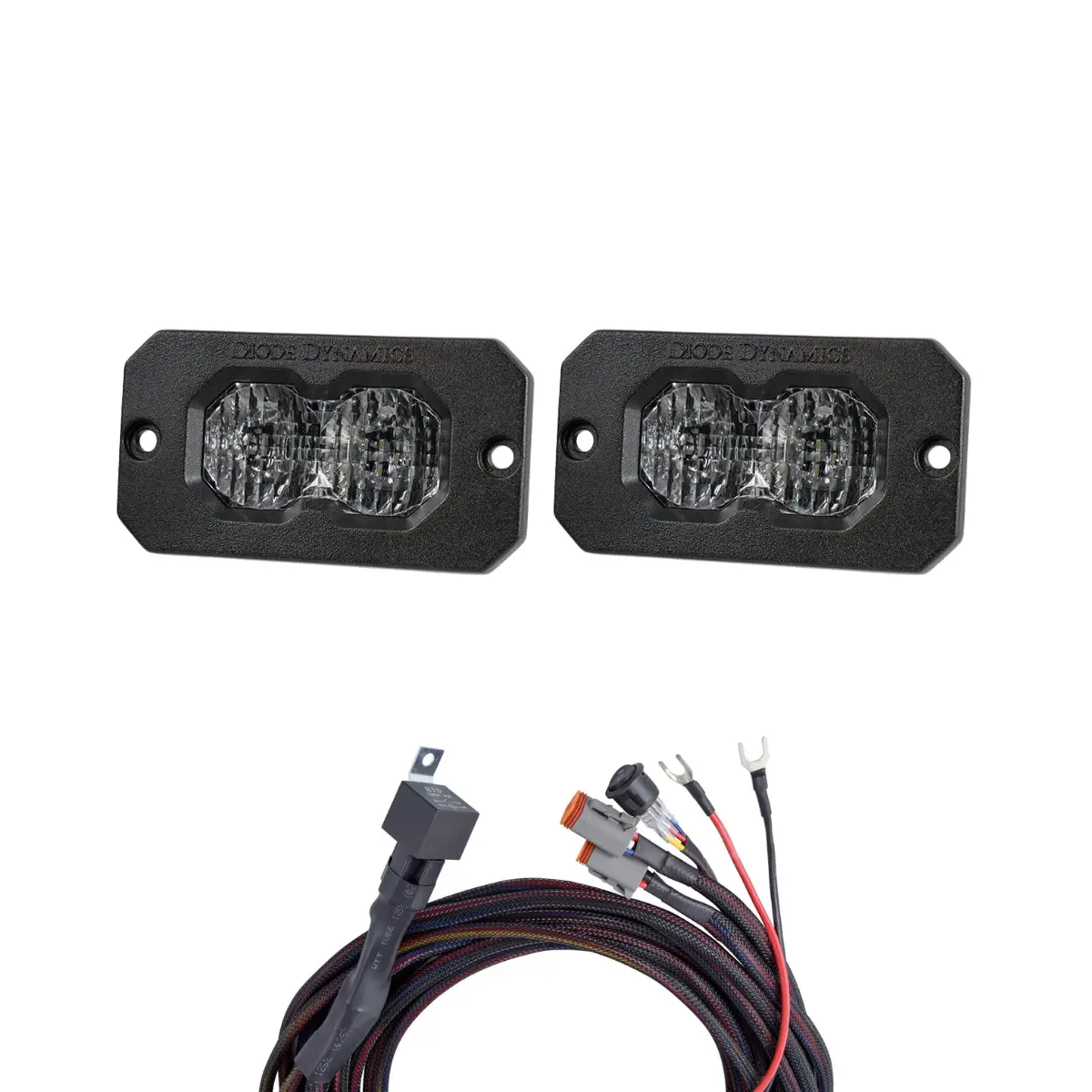 Diode Dynamics Rear Flush Mount Set - Rack Xr 1