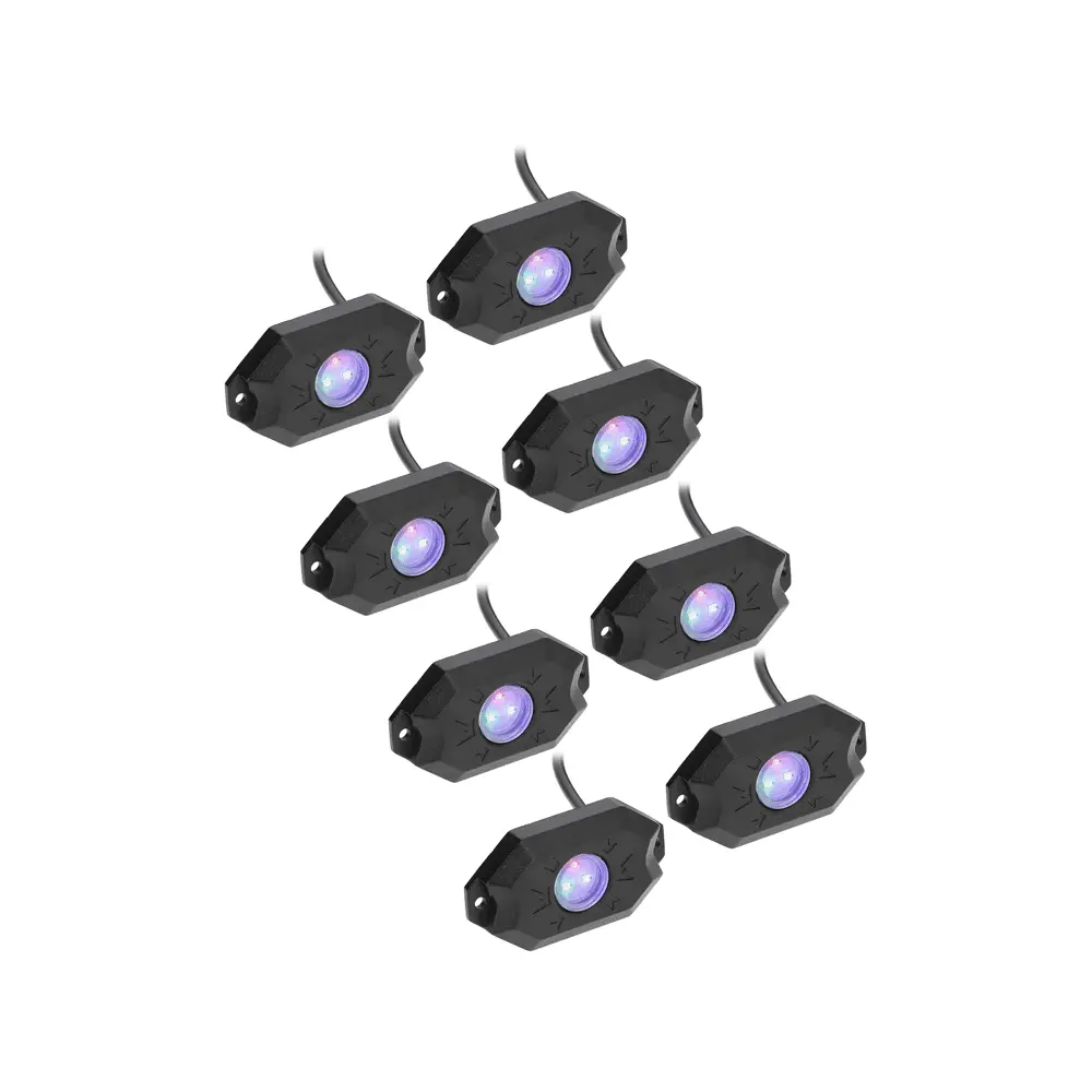 Led Rock Light Kit 8 Piece 1