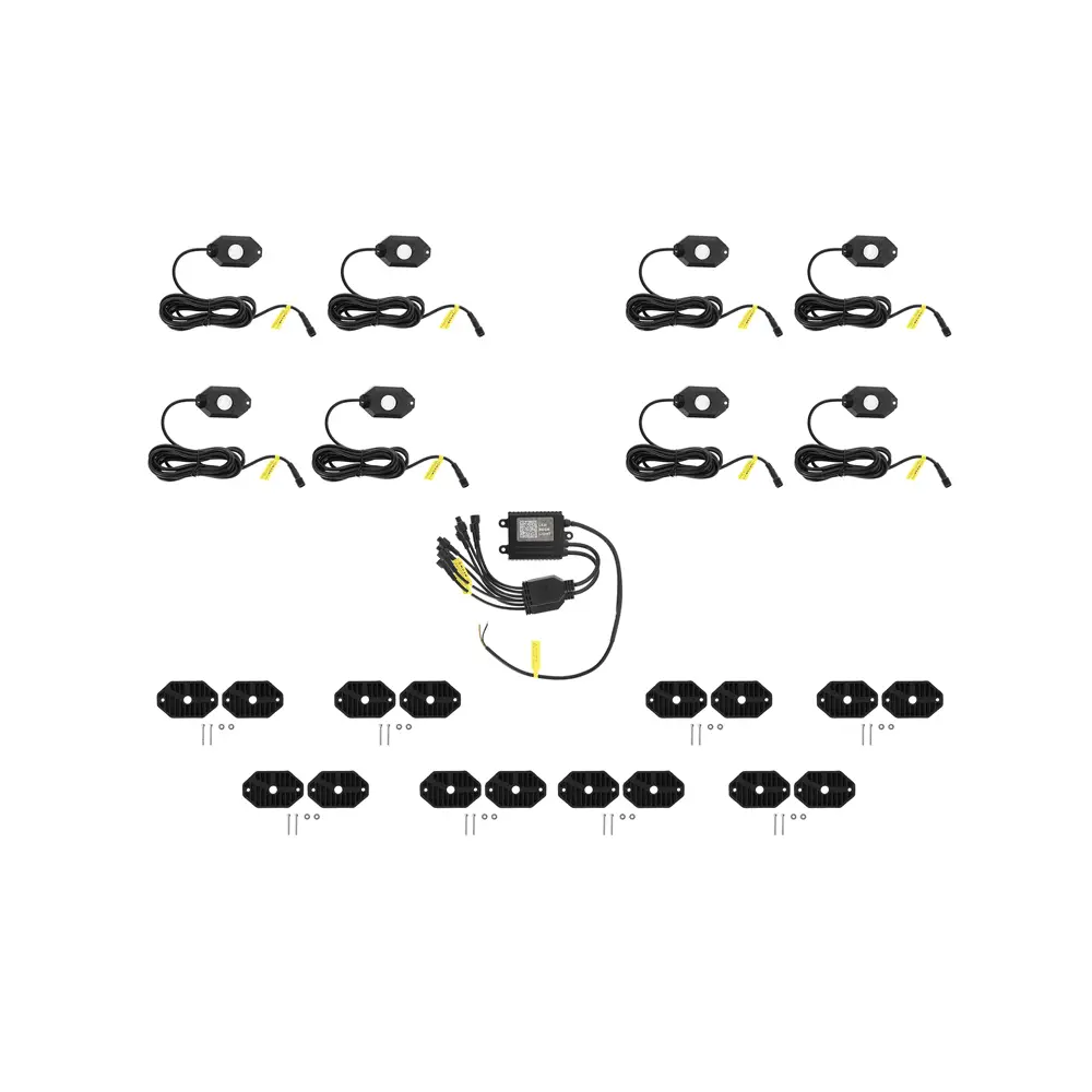Led Rock Light Kit 8 Piece 2
