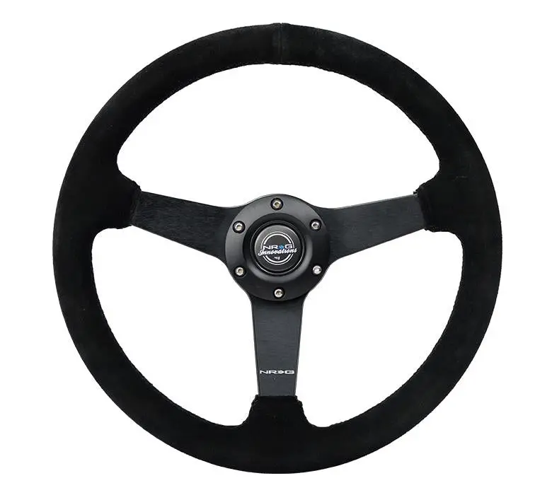 Nrg Innovations 350Mm Flat Steering Wheel Suede 1