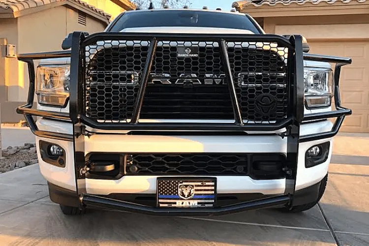 Ranch Hand Ggd191bl1c 2019-2024 Dodge Ram 2500/3500 Legend Series Grille Guard With Camera And Sensor 1