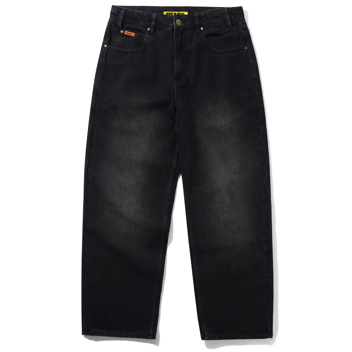 Butter Goods Relaxed Denim Jeans Flat Black 1